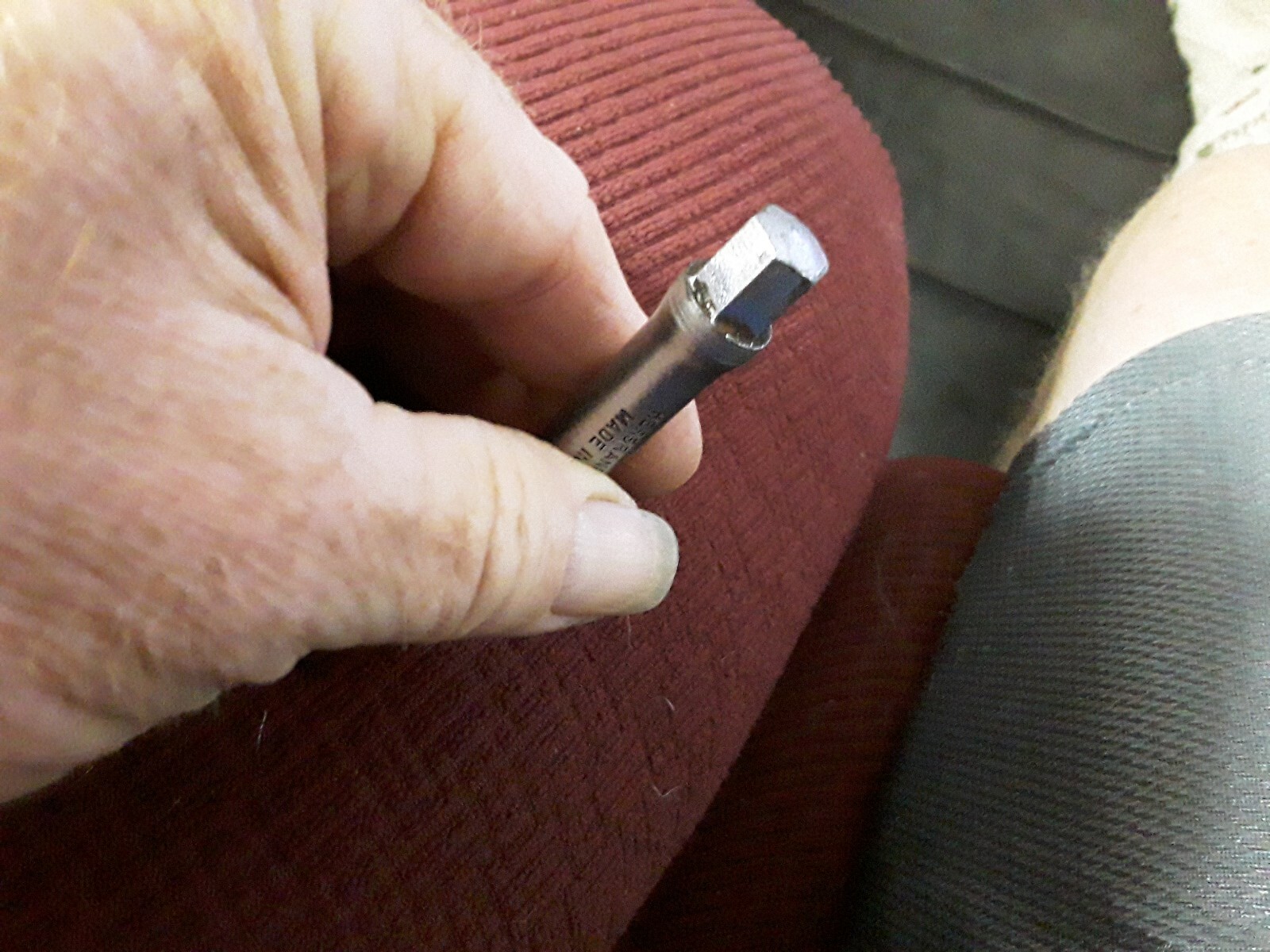 Vintage Herbrand No. J-42 3/8” Sq. Dr. Extention/Adaptor To 3/8” Hex Drive