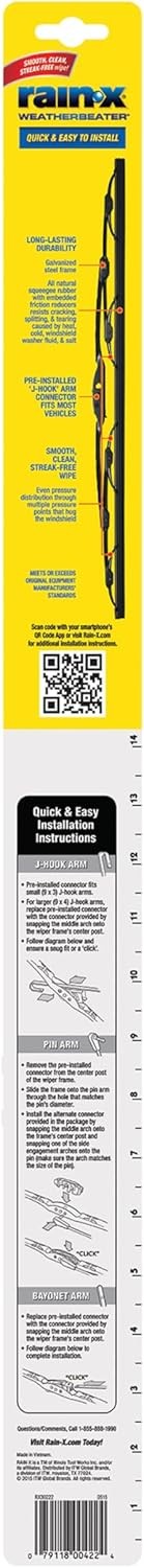 Rain-X WeatherBeater 22″ Wiper Blades 2 Pack