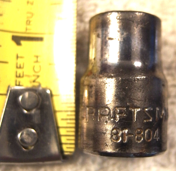 10 mm Craftsman 10mm 6 Point 3/8″ Dr Socket Gunmetal 81-804 GM VTG tool