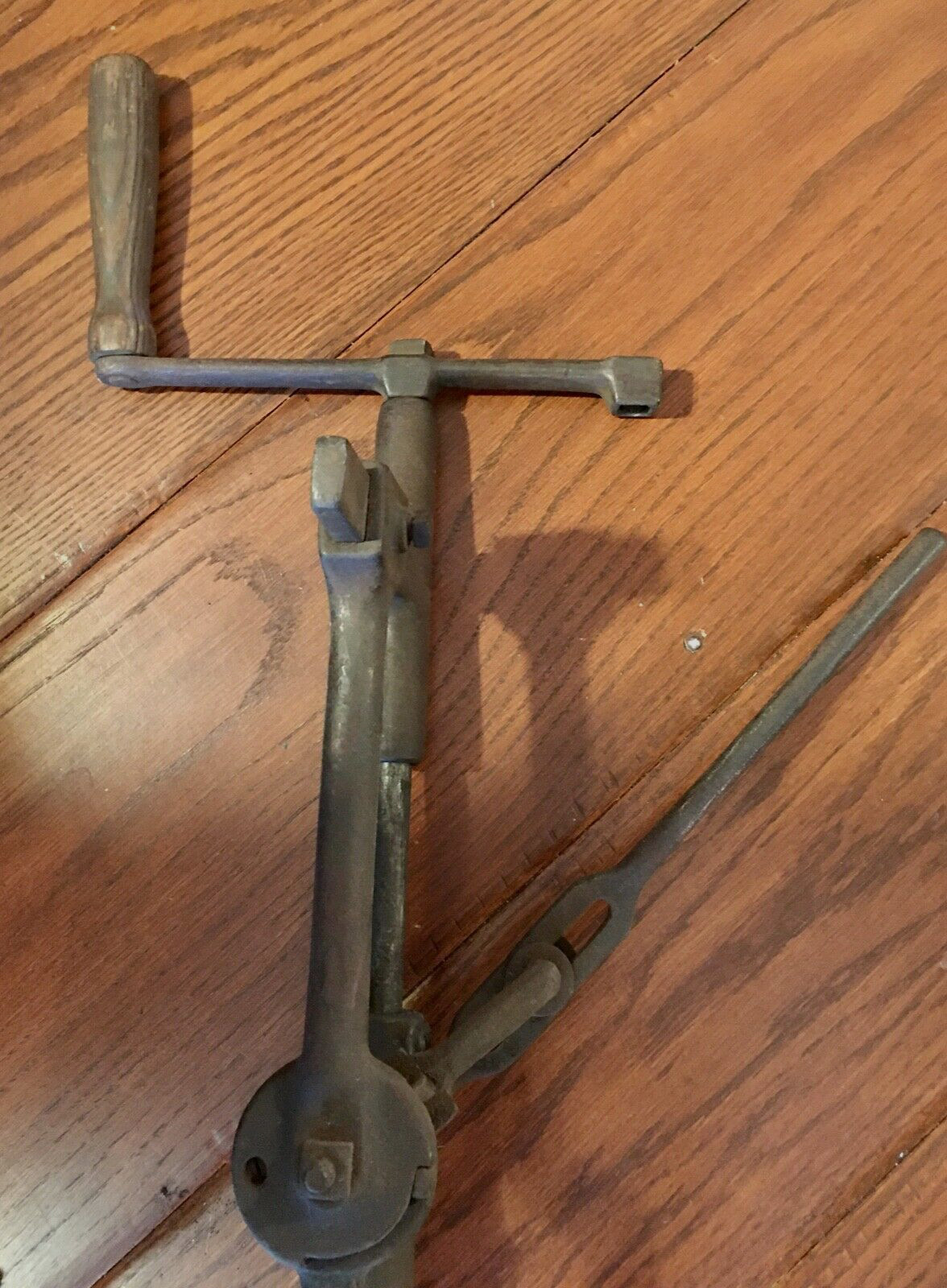 Rare Antique Hand Crank Drill Press