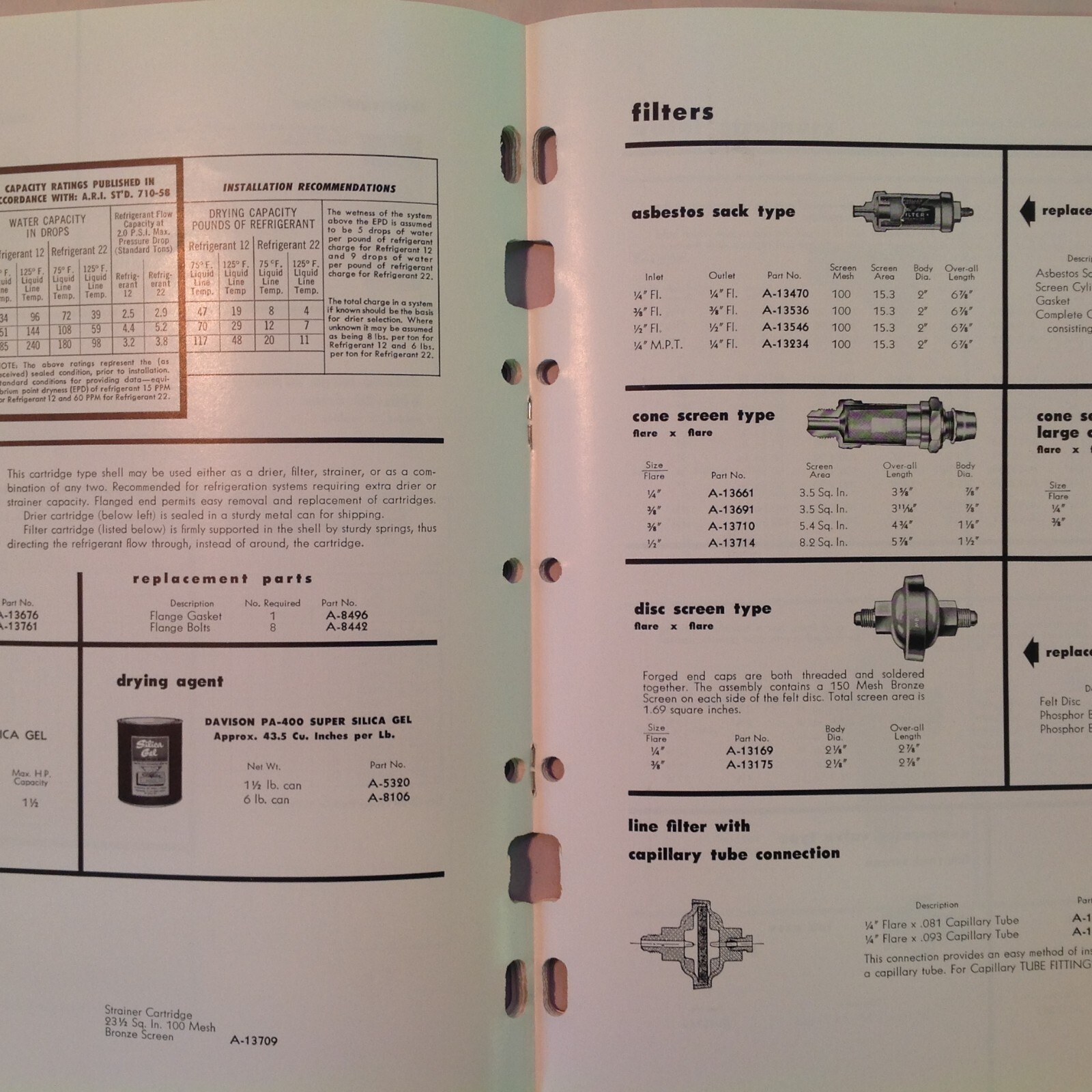 Vintage 1959 Mueller Brass Co Streamline Refrigeration AC Products Catalog R-159