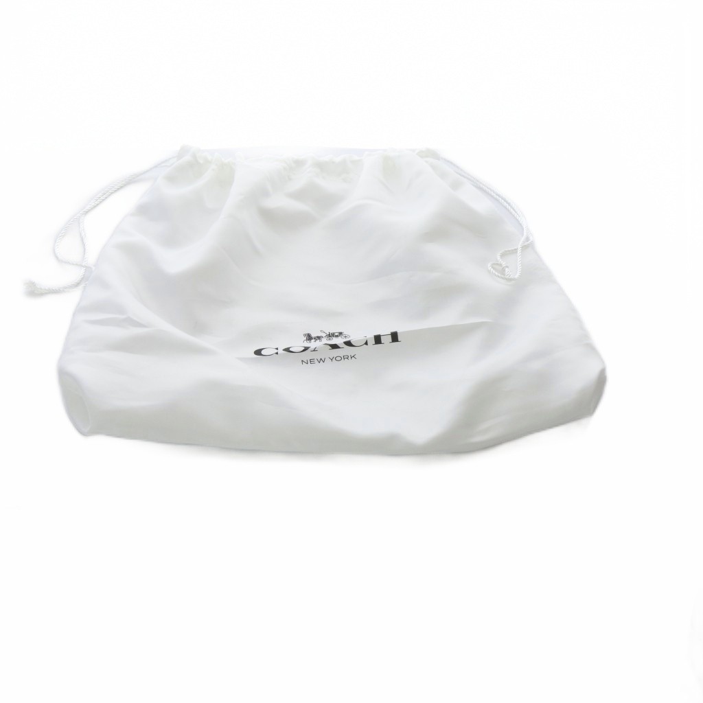 COACH Tote Bag C6174 Recycled Canvas 2way Shoulder White Used