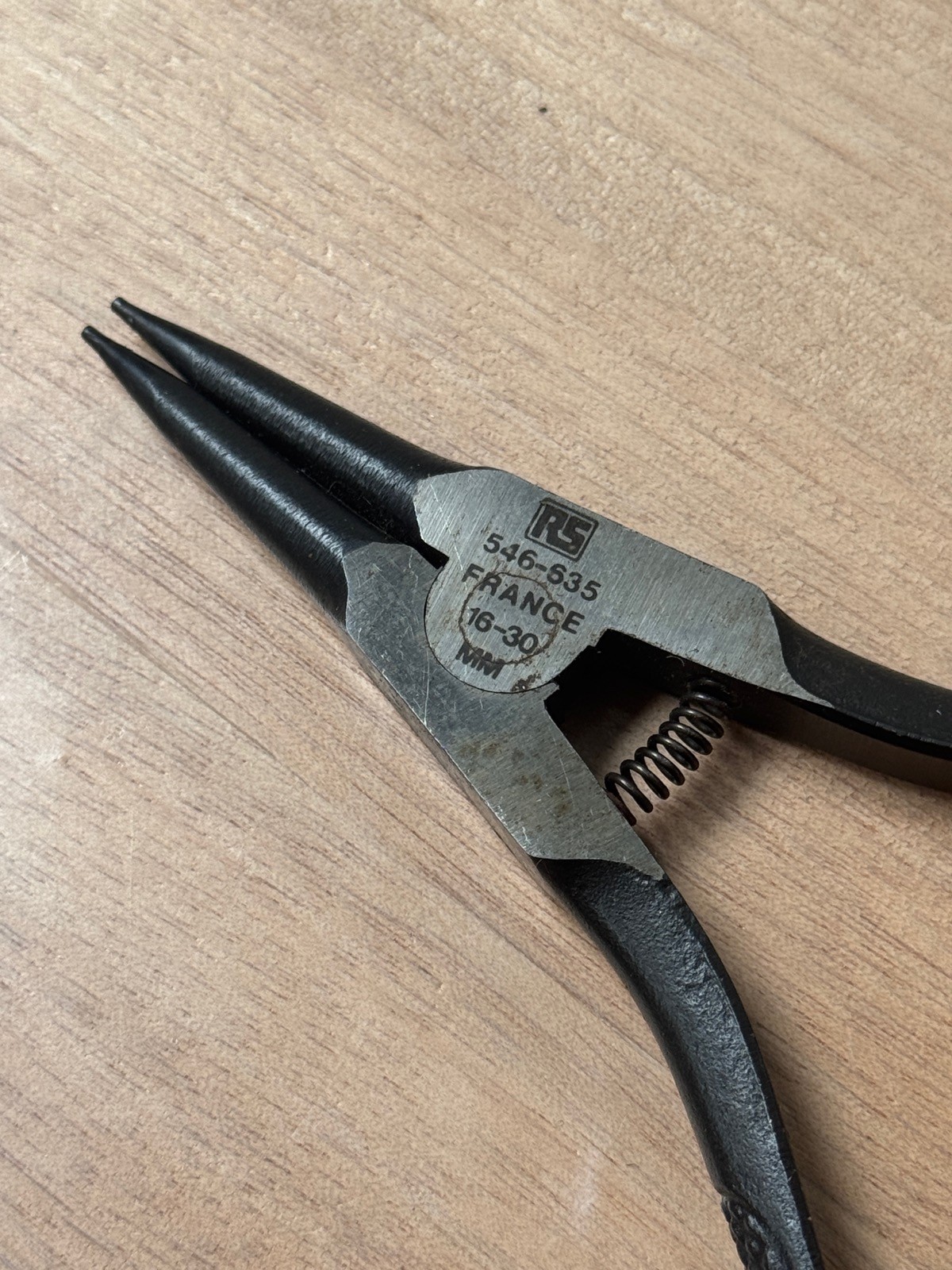 Vintage *As New* RS France 546-S35 16-30mm Sprung Circlip Pliers Electrical