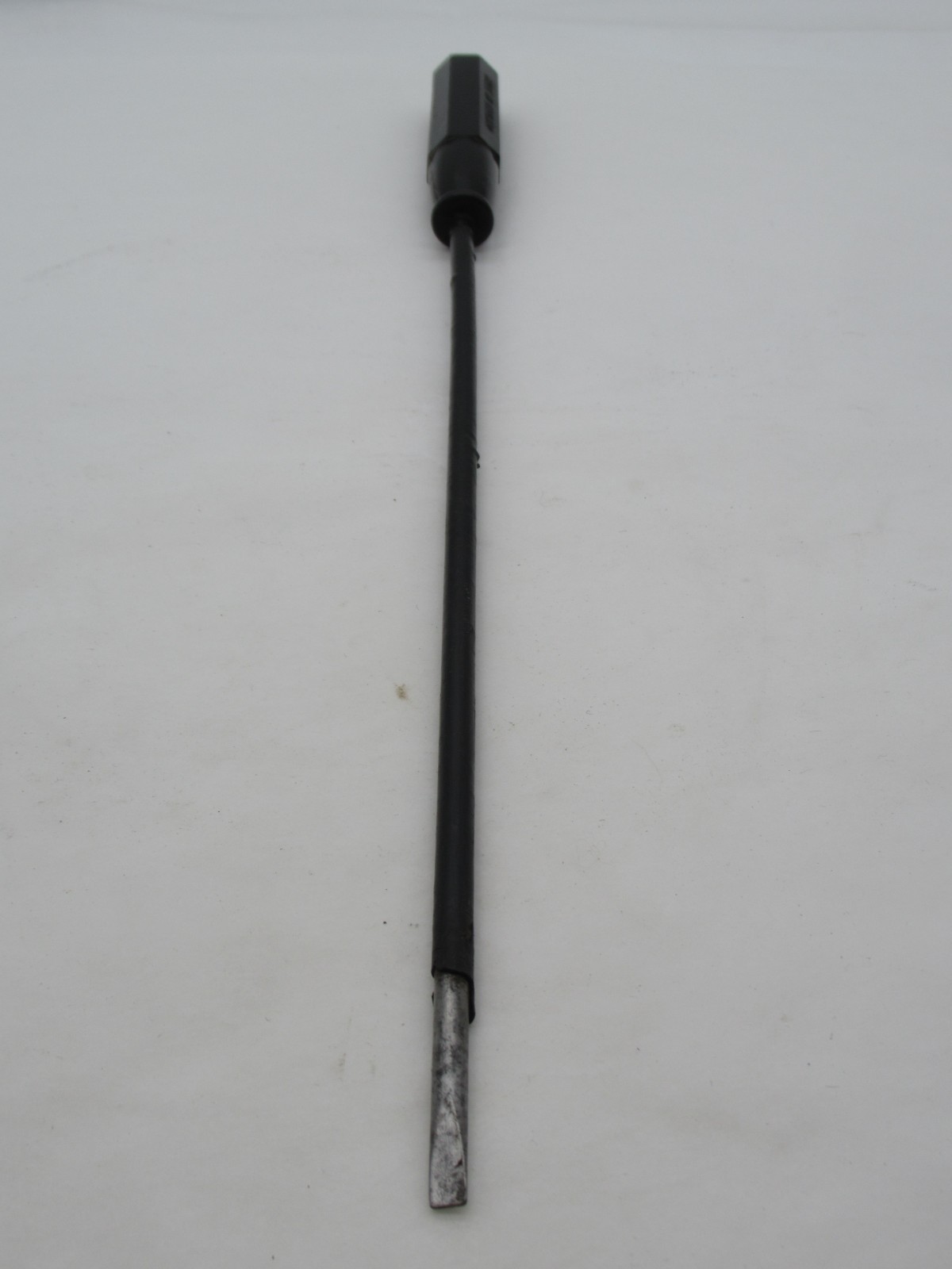 Stunning Vintage 14″ Guys Silver Steel Long Reach Electricians Screwdriver 3/16″