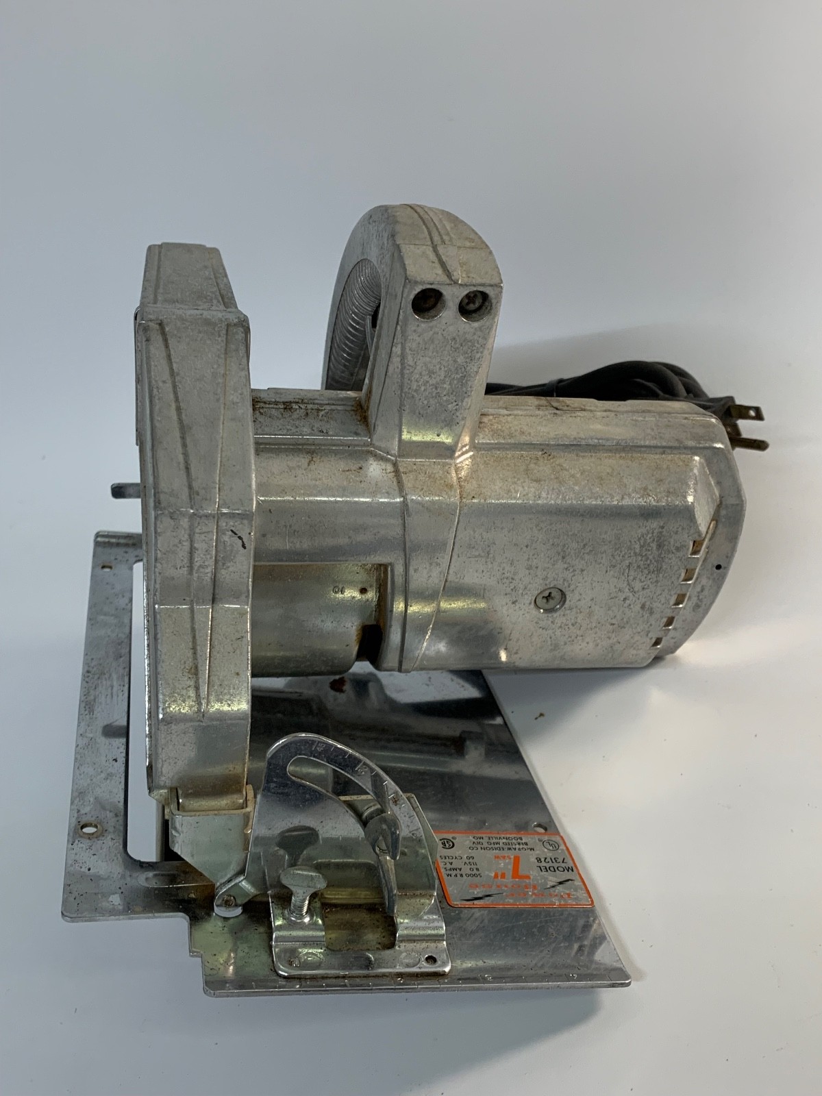 Vintage Power House 7” Circular Saw Tool #73128, 5000RPM, 115V