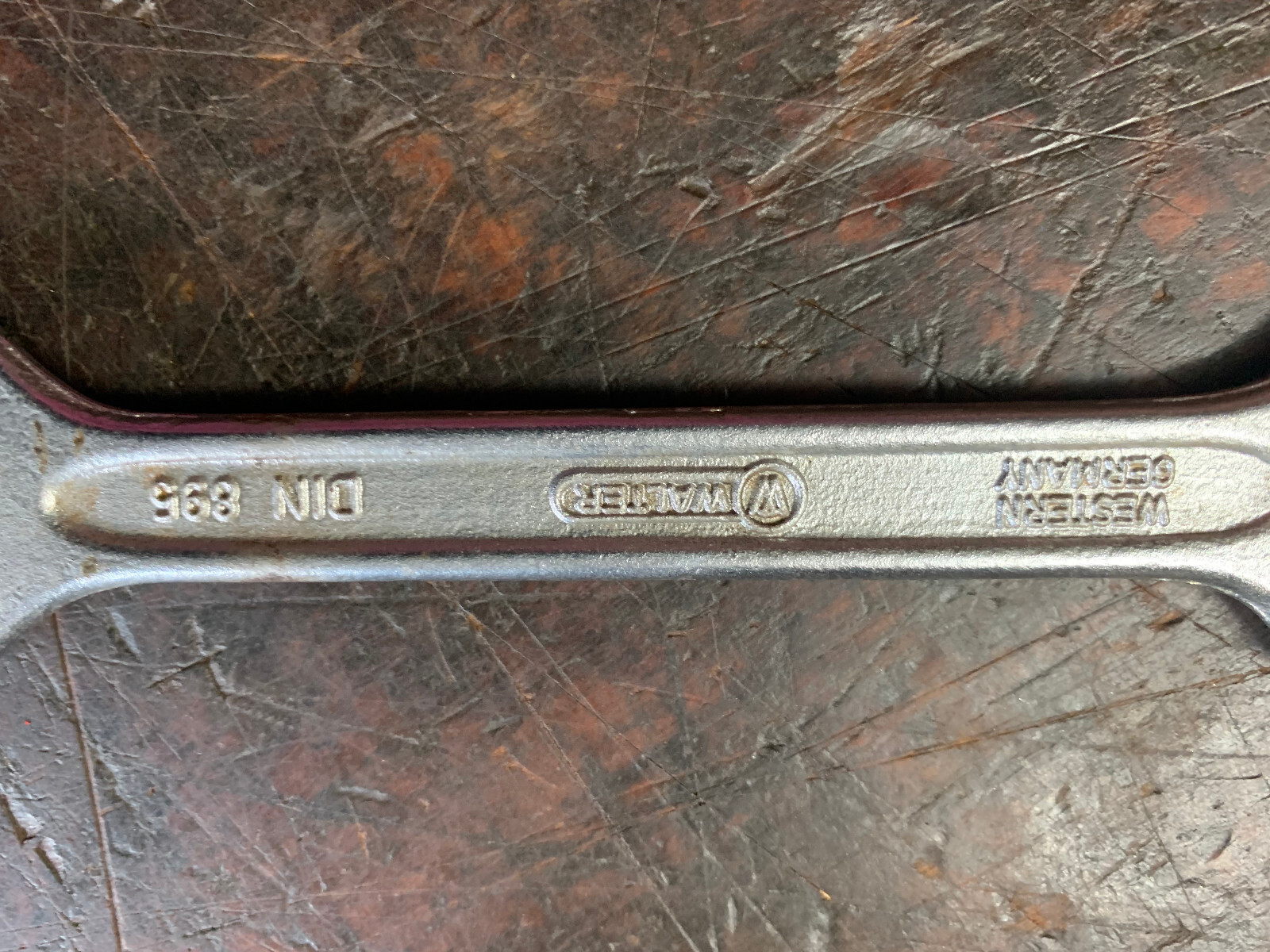 Vintage Walter Mercedes Benz Open End Spanner 19- 17mm. Old German Car Tool Kit