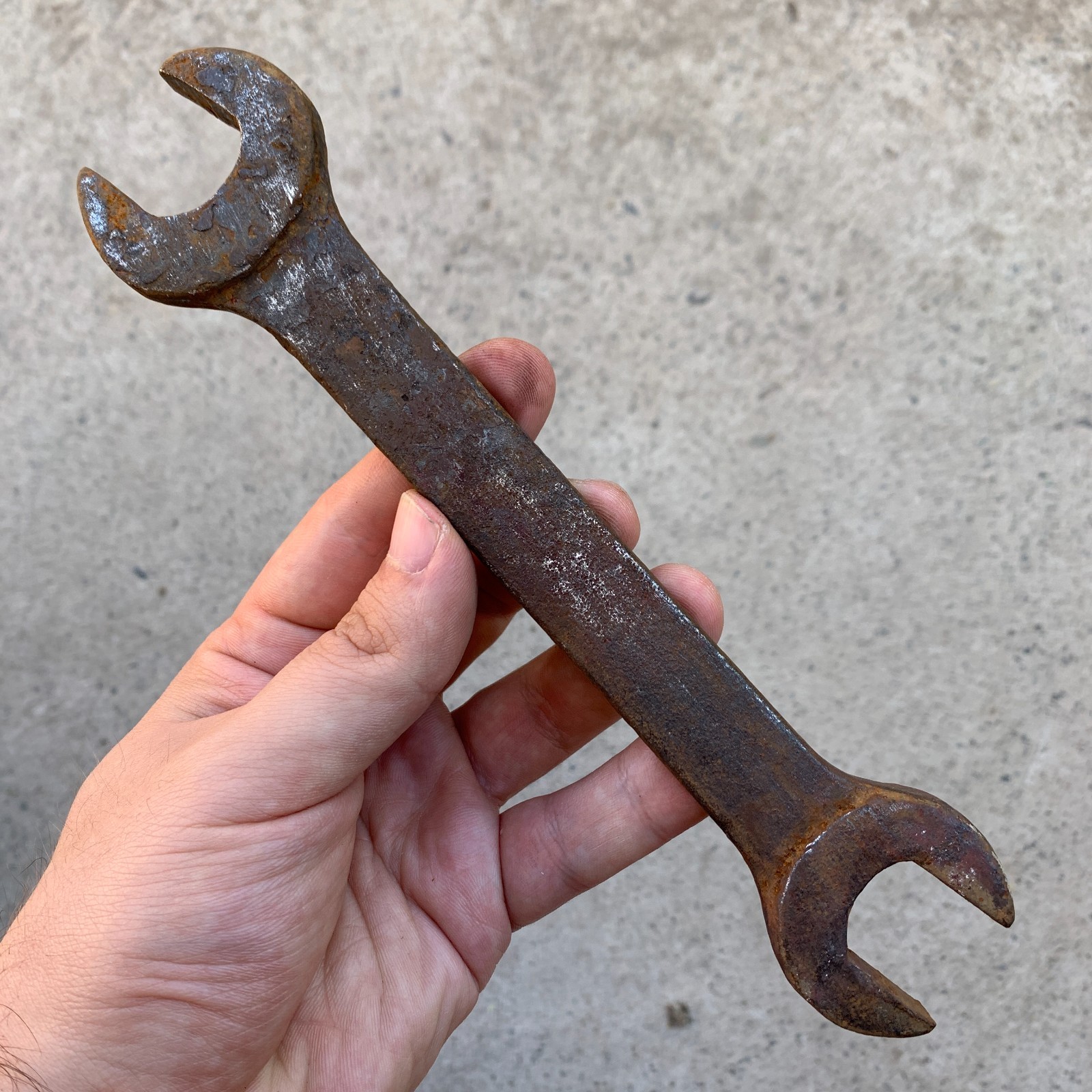 Vintage Open End Wrench / Soviet Old Hand Tool / Made in USSR.