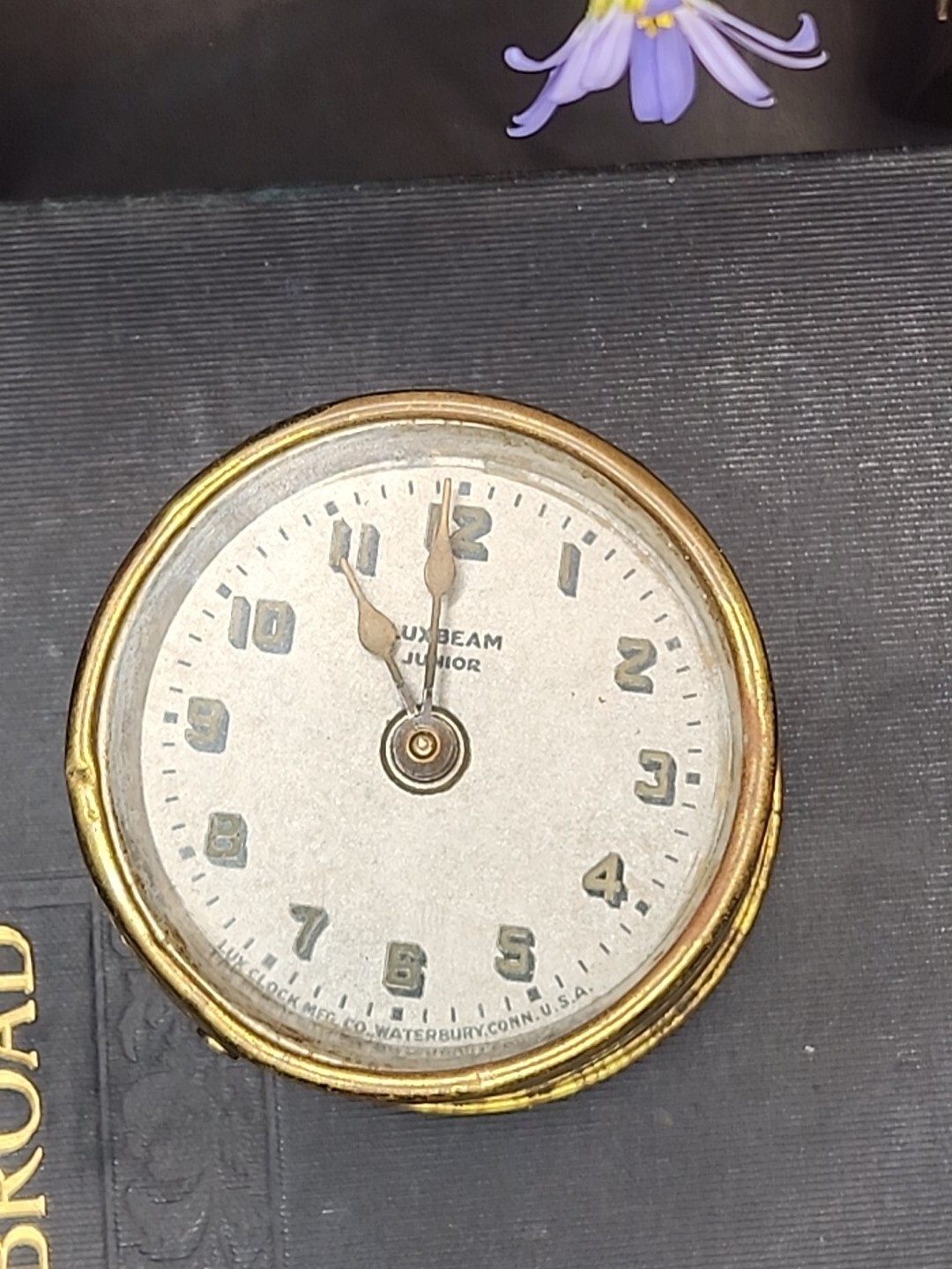 Antique Luxbeam Junior, Working, 1920s-30s, US Made – Possibly Early Car Clock?