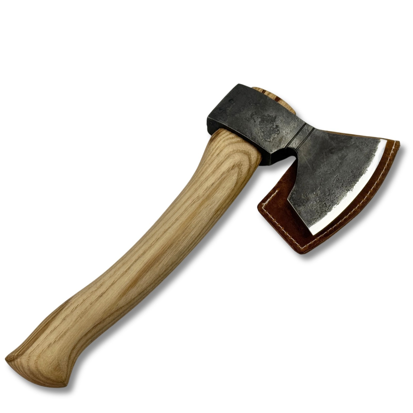 Hand-Forged Wood Carving Axe – 52100 Steel Blade, Ash Handle, For Woodworking