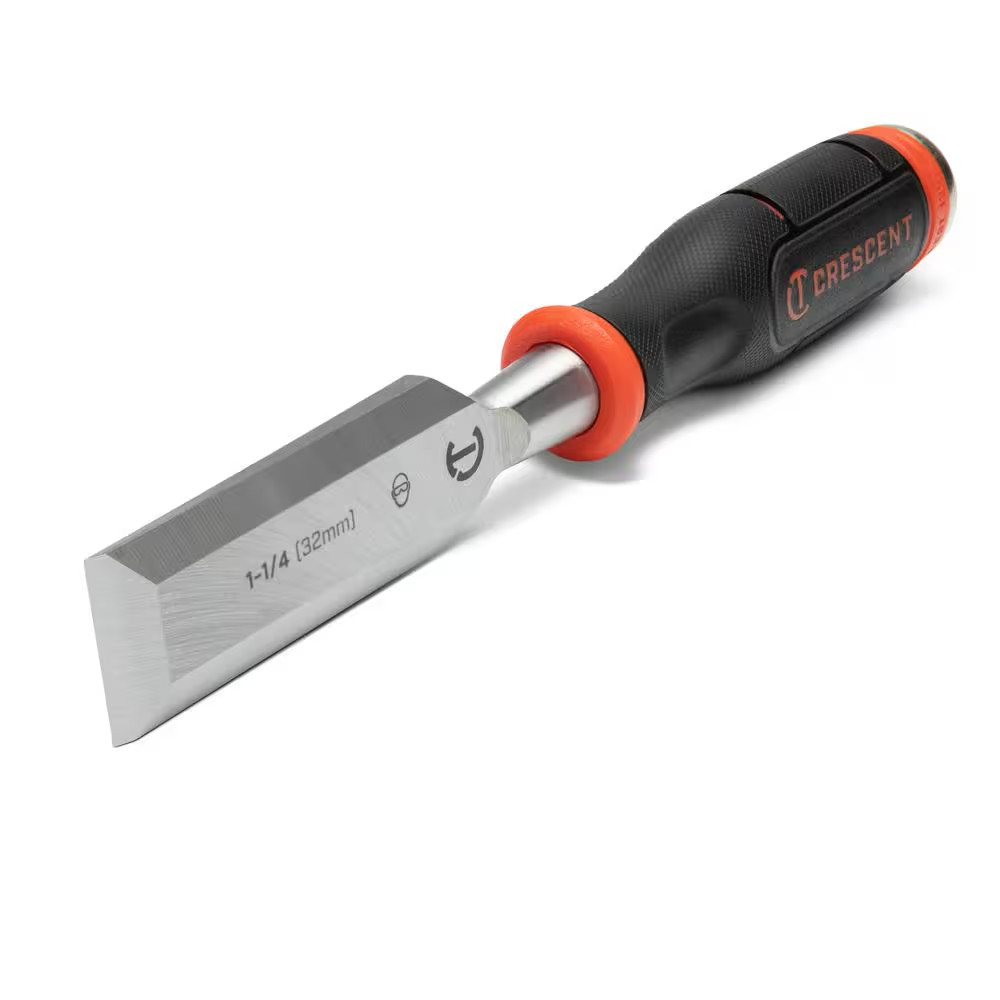 1-1/4 In. Wood Chisel with Grip and Striking End Cap