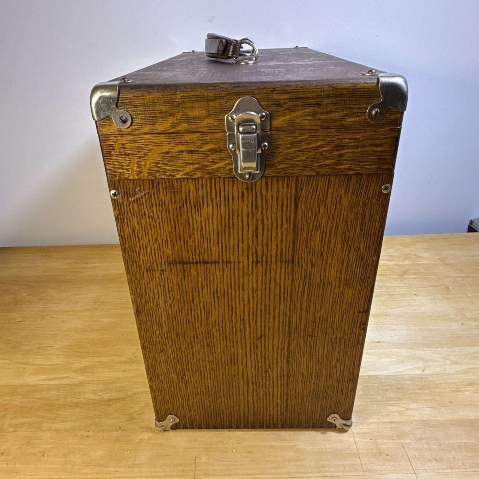 Vintage H Gerstner & Sons Dayton Ohio Machinist Tool Chest 11 Wood Oak Drawer