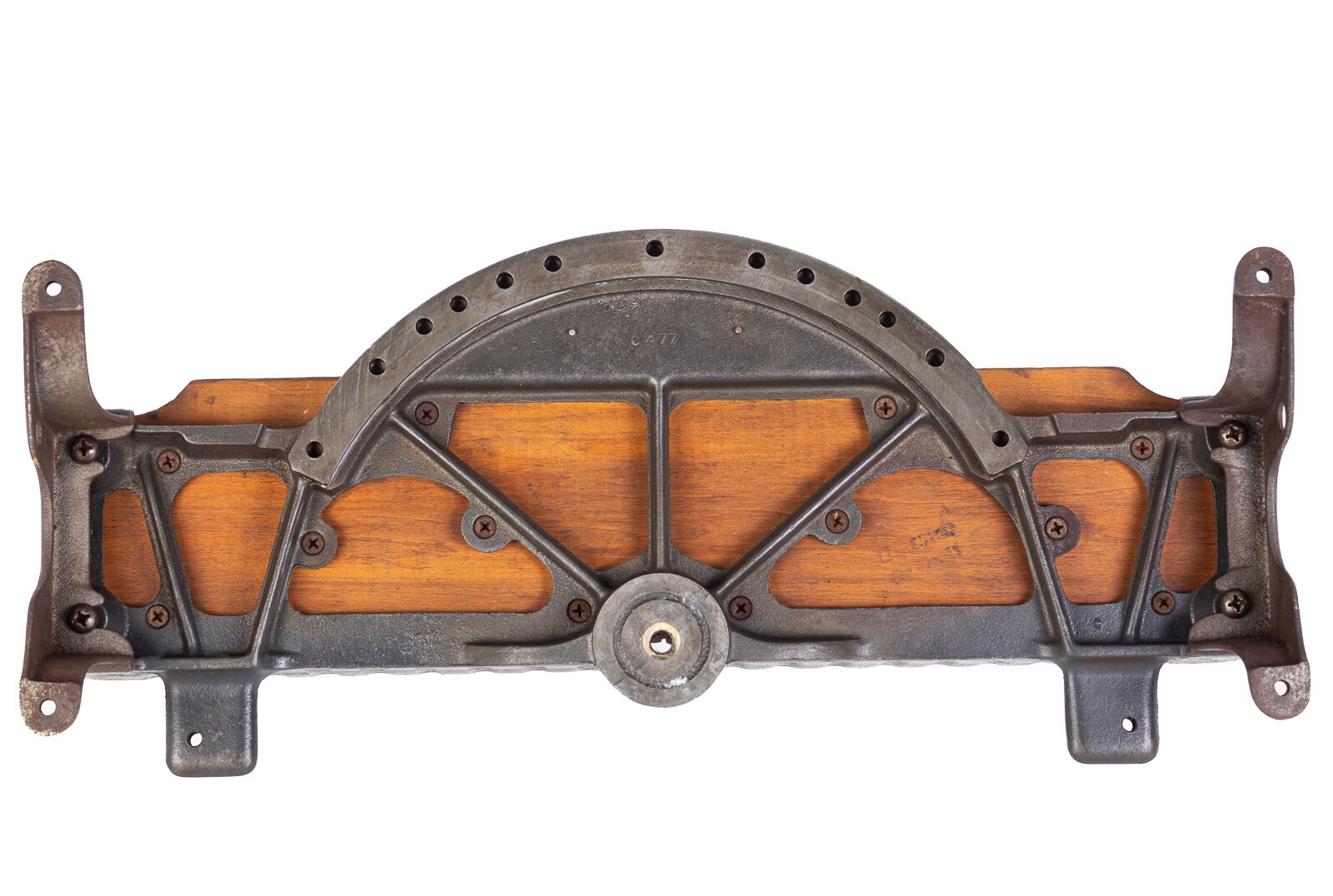 Stanley No. 246 Cast Iron Mitre Box Frame, Legs, & Frame Board, 1955-1959