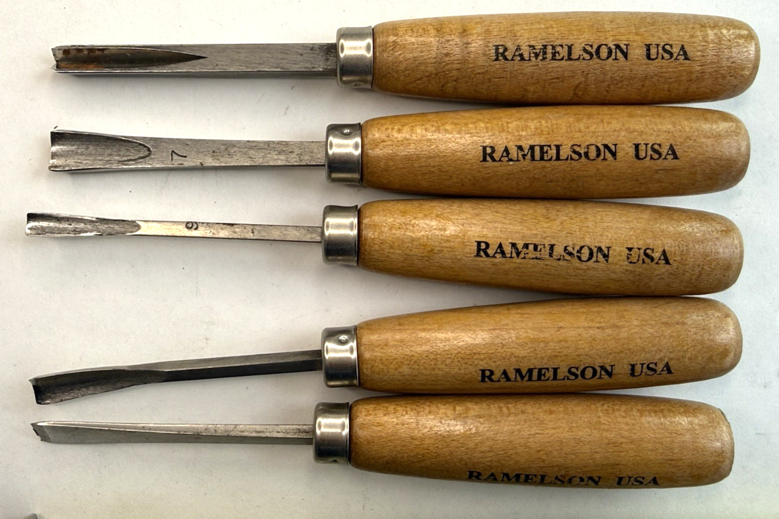 Ramelson Woodcarving Tool Set USA 6-piece Woodworking Carving Chisel