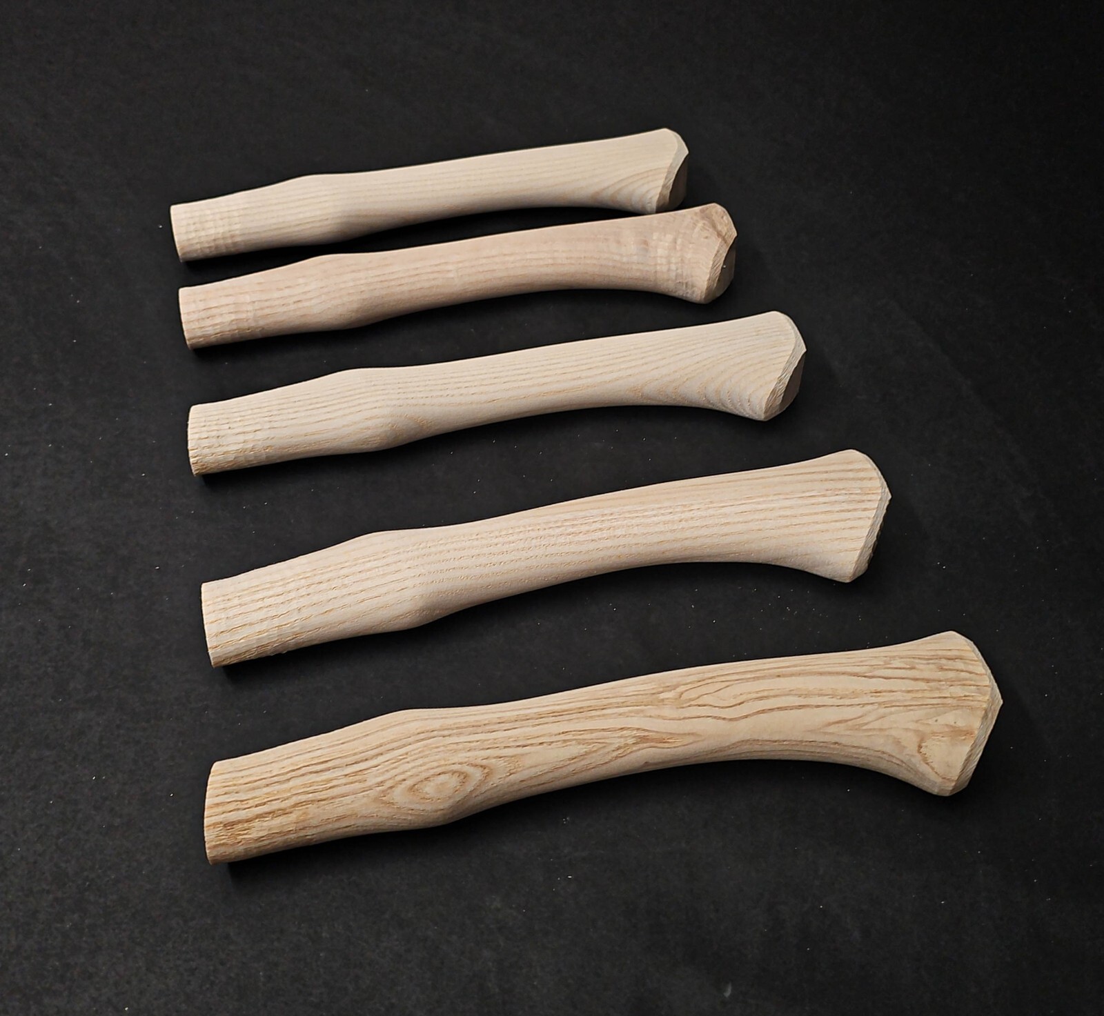 Lot of 5 pcs 9,4″ ( 240 mm ) Replacement Axe Handle blank, hand Crafted