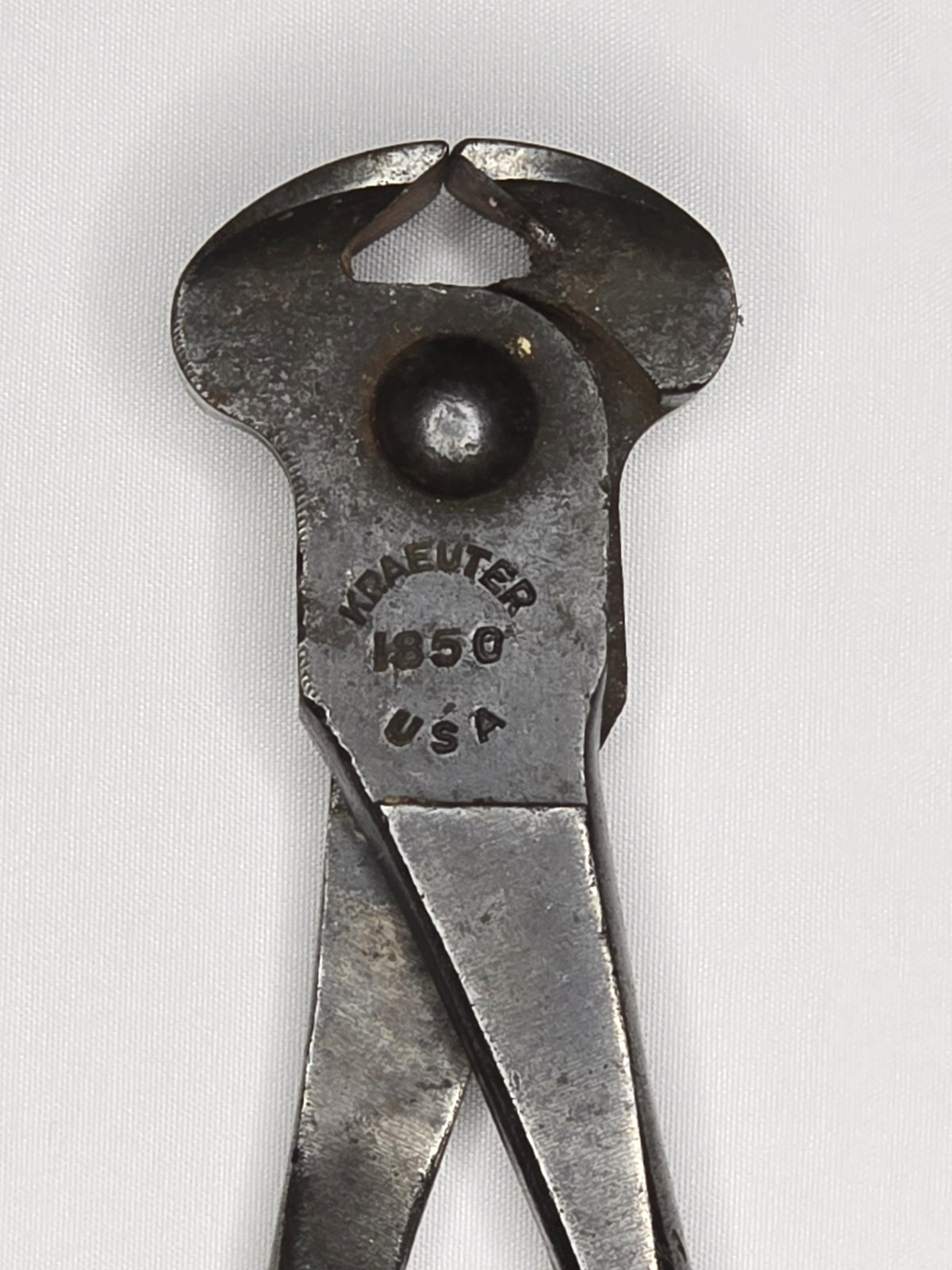 1950s Kraeuter & Company 6 Inch Wire Nippers Pliers USA