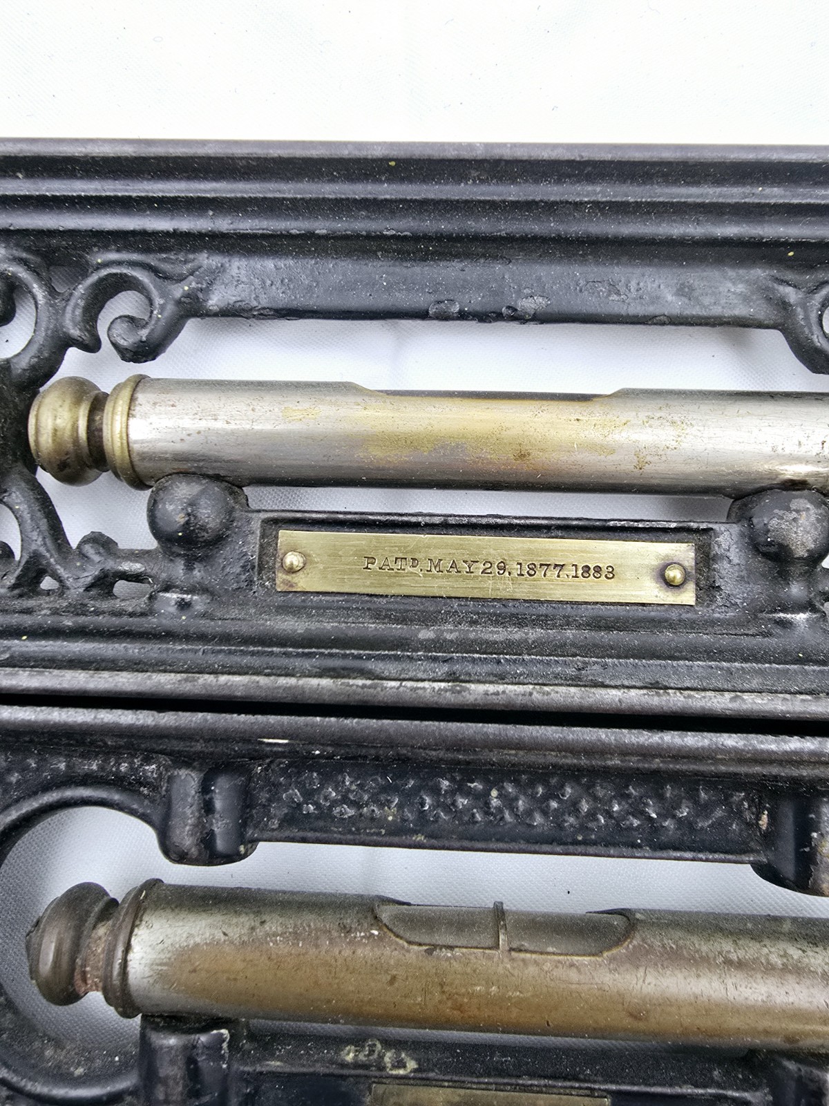 Davis Level & Tool Cast Iron Levels 24″ 18″ 1883 Pat. Matching Pair