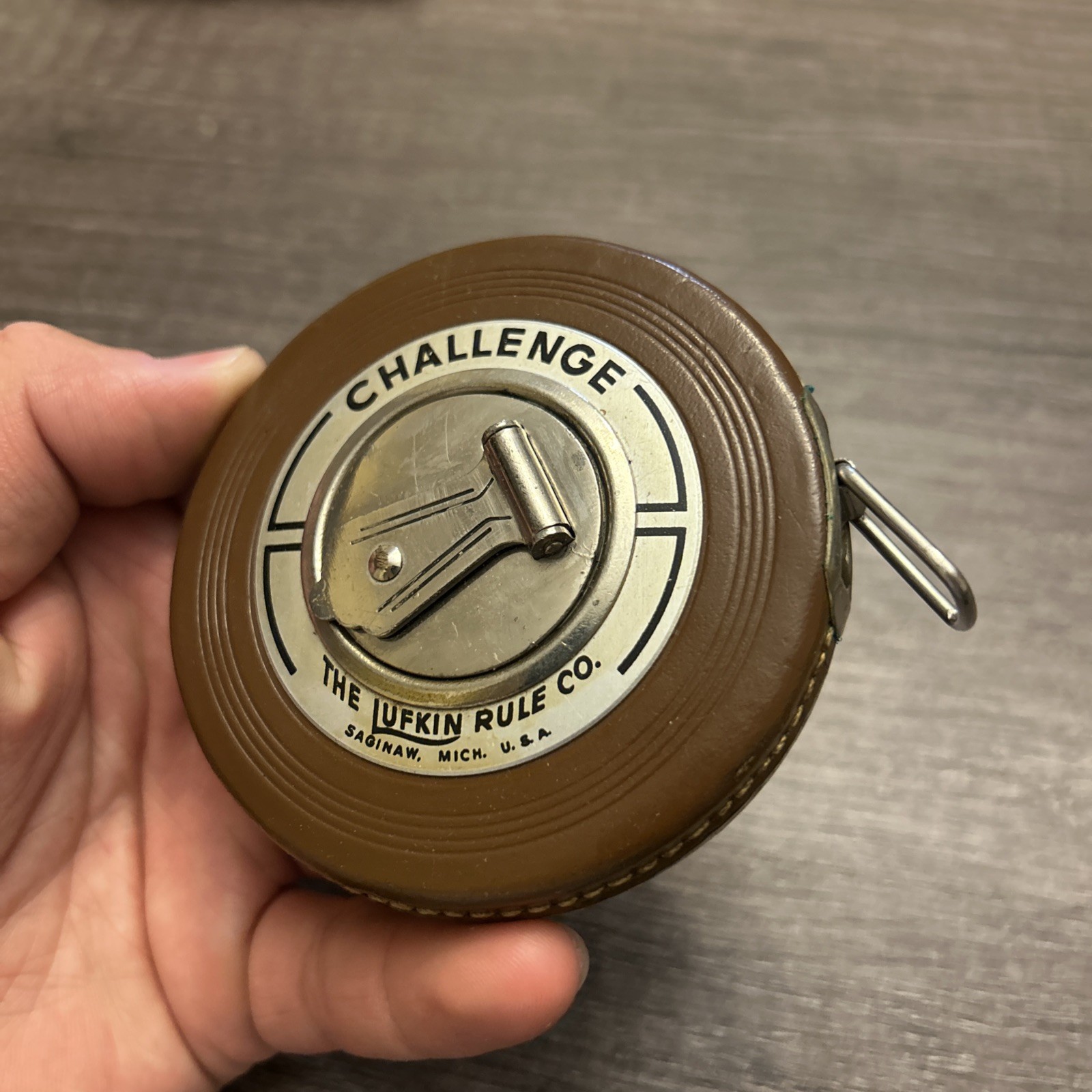 Vintage Lufkin Challenge Steel Tape 263 50 Feet