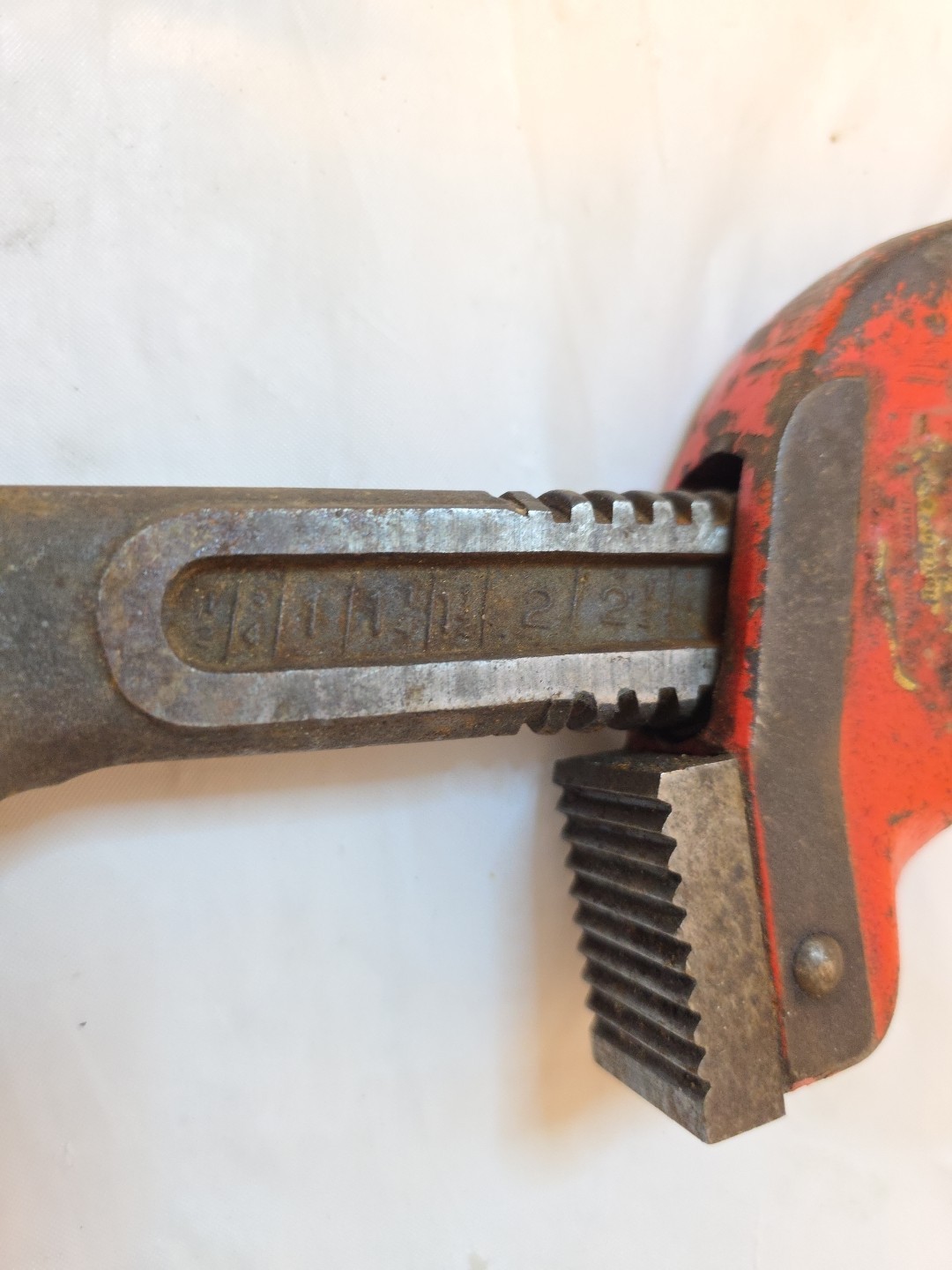 Vintage Ridge Tool Company Rigid E-18 Offset Heavy Duty Pipe Wrench Elyria OH