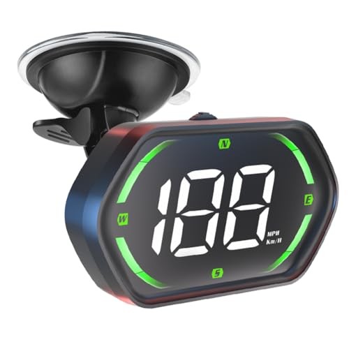 Universal GPS Speedometer HUD for Cars – 2025 New Head Up Display with Green