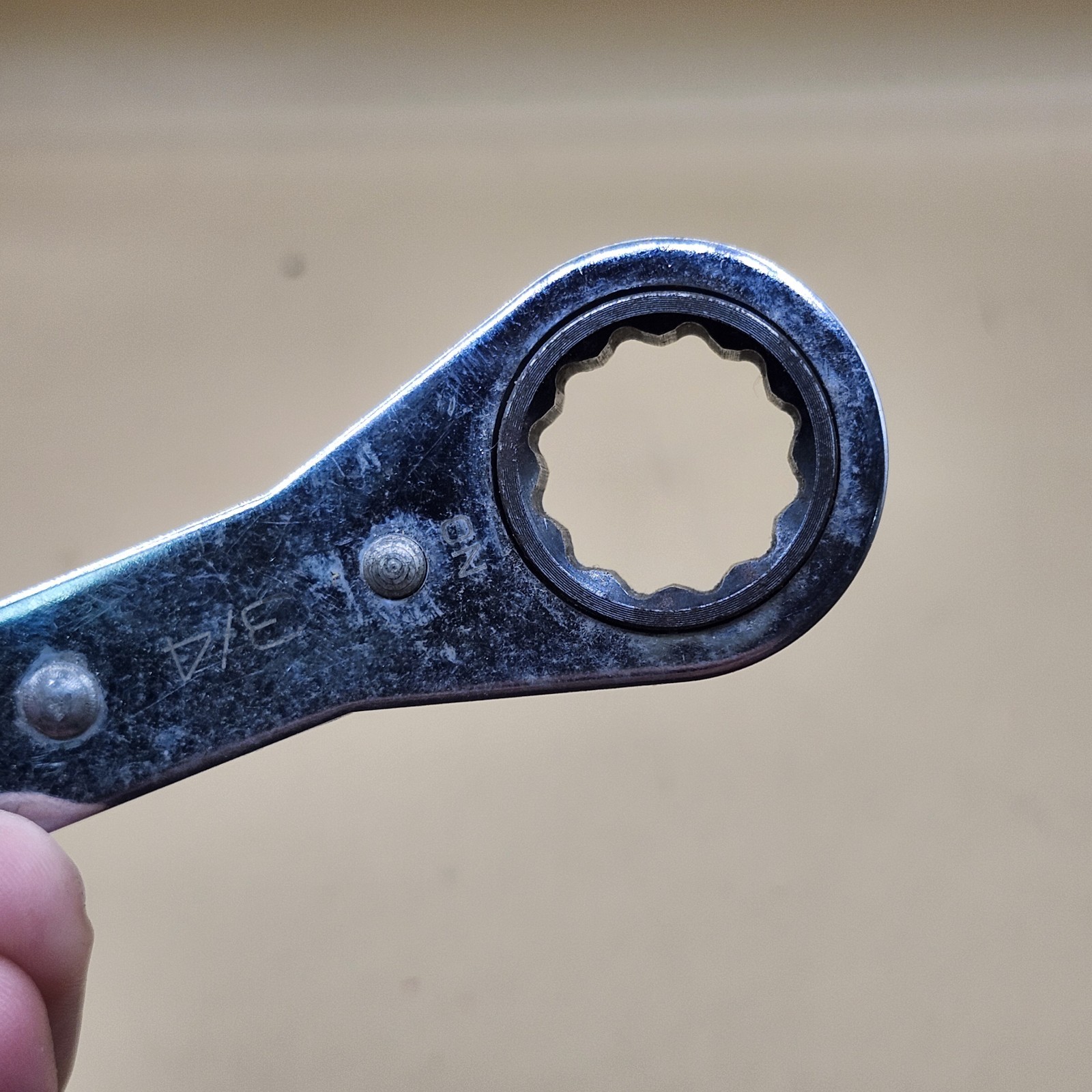 Vintage Blue Point Double Head Wratchet Wrench 3/4″- 13/16 R2426C Made In USA