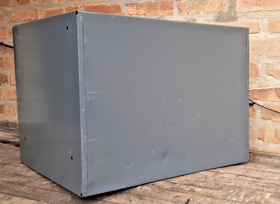 Large Compartmented-Box STEEL Cabinet – 4 Drawer Parts Cases 18x12x3 -USA