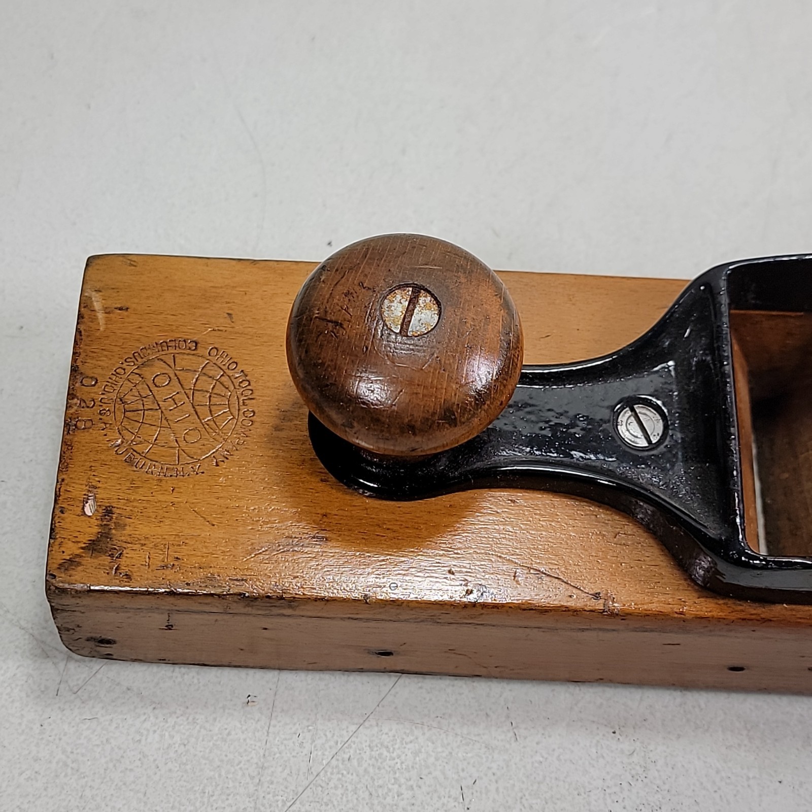 Vintage Ohio Tool Co No 028 O28 28 Transitional Wood Plane 18″ (Restored)