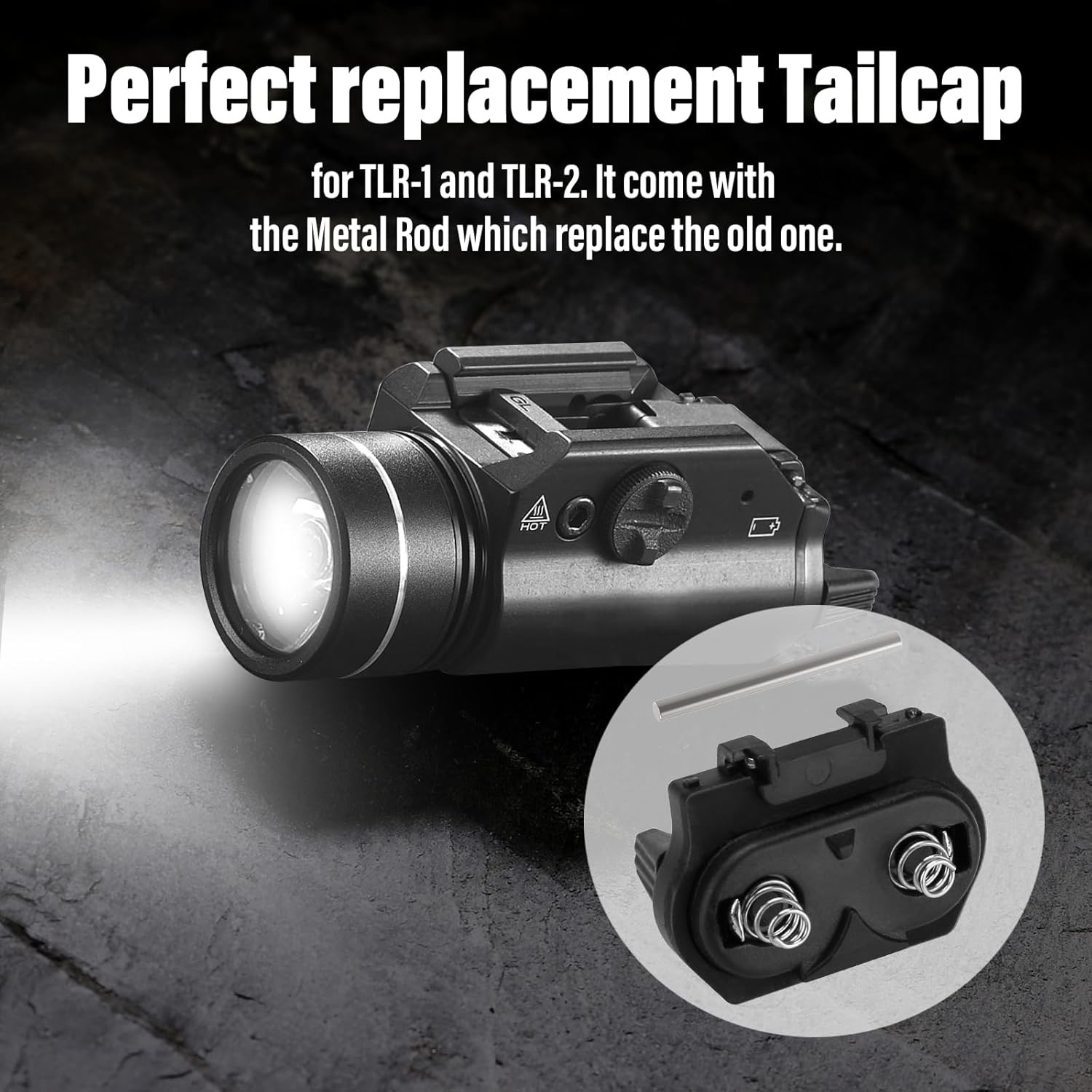 TLR1 HL Battery Door Replacement for Streamlight TLR1 and TLR2 Tactical