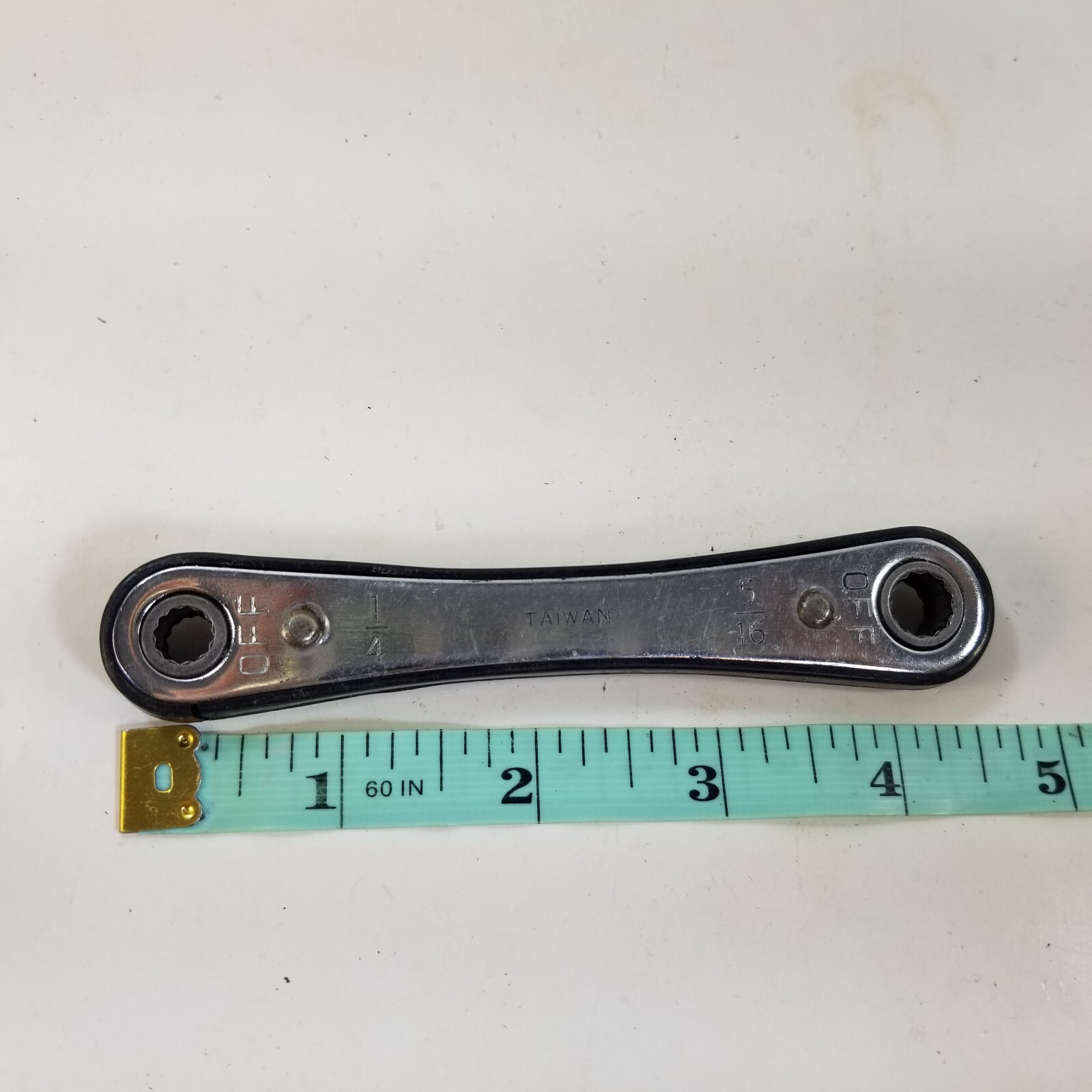BUFFALO Double Box End Ratcheting Wrench 1/4″ – 5/16″ Vintage