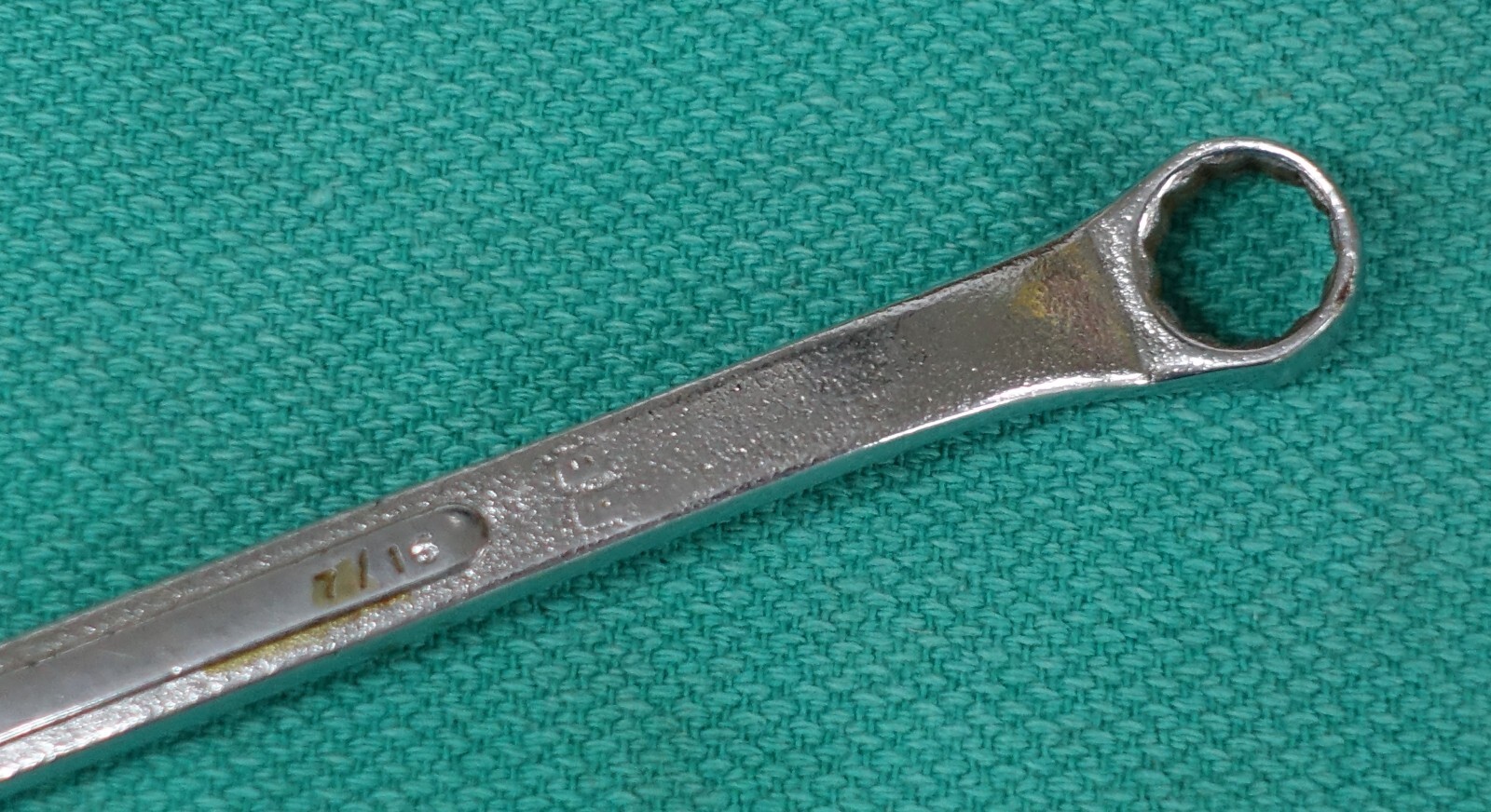 NOS Vintage S-K WAYNE # B-1214 3/8” x 7/16” Double Box End Wrench Forged USA