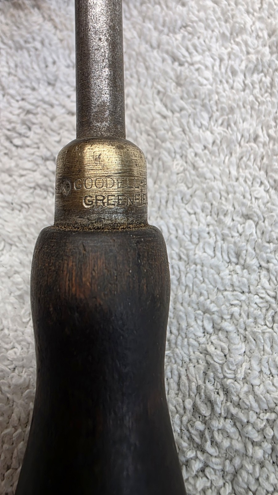 Antique Millers Falls Goodell-Pratt Bearing Scraper Wood Handle Greenfield MA