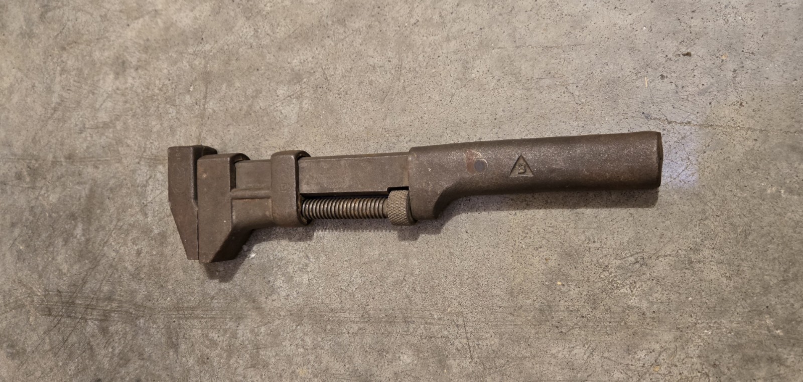 Vintage BILLINGS/ COES 12″ monkey wrench w/METAL HANDLE “MADE IN U.S.A”