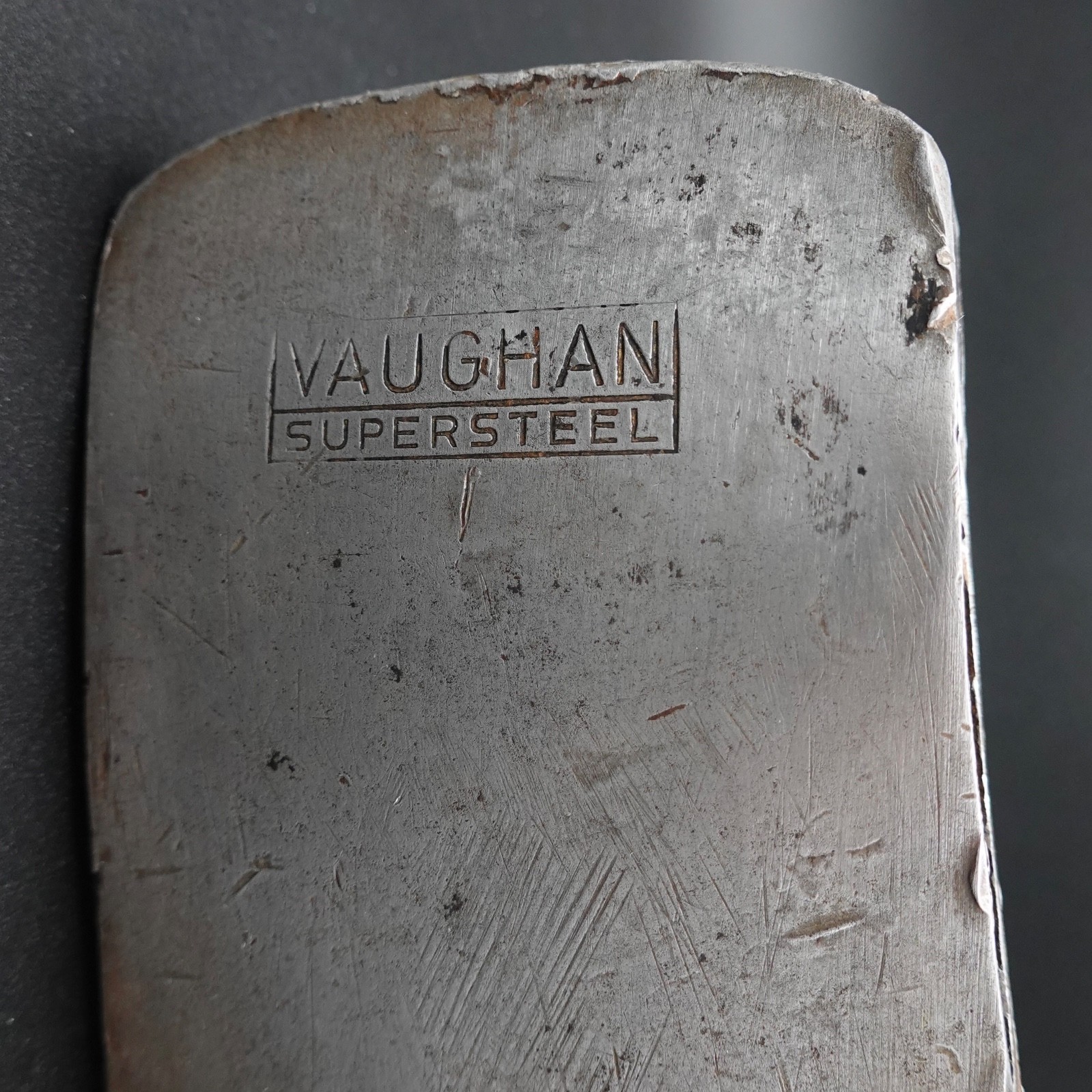 Vintage Vaughan Super Steel Single Bit Axe Head 3 pounds 6 ounces