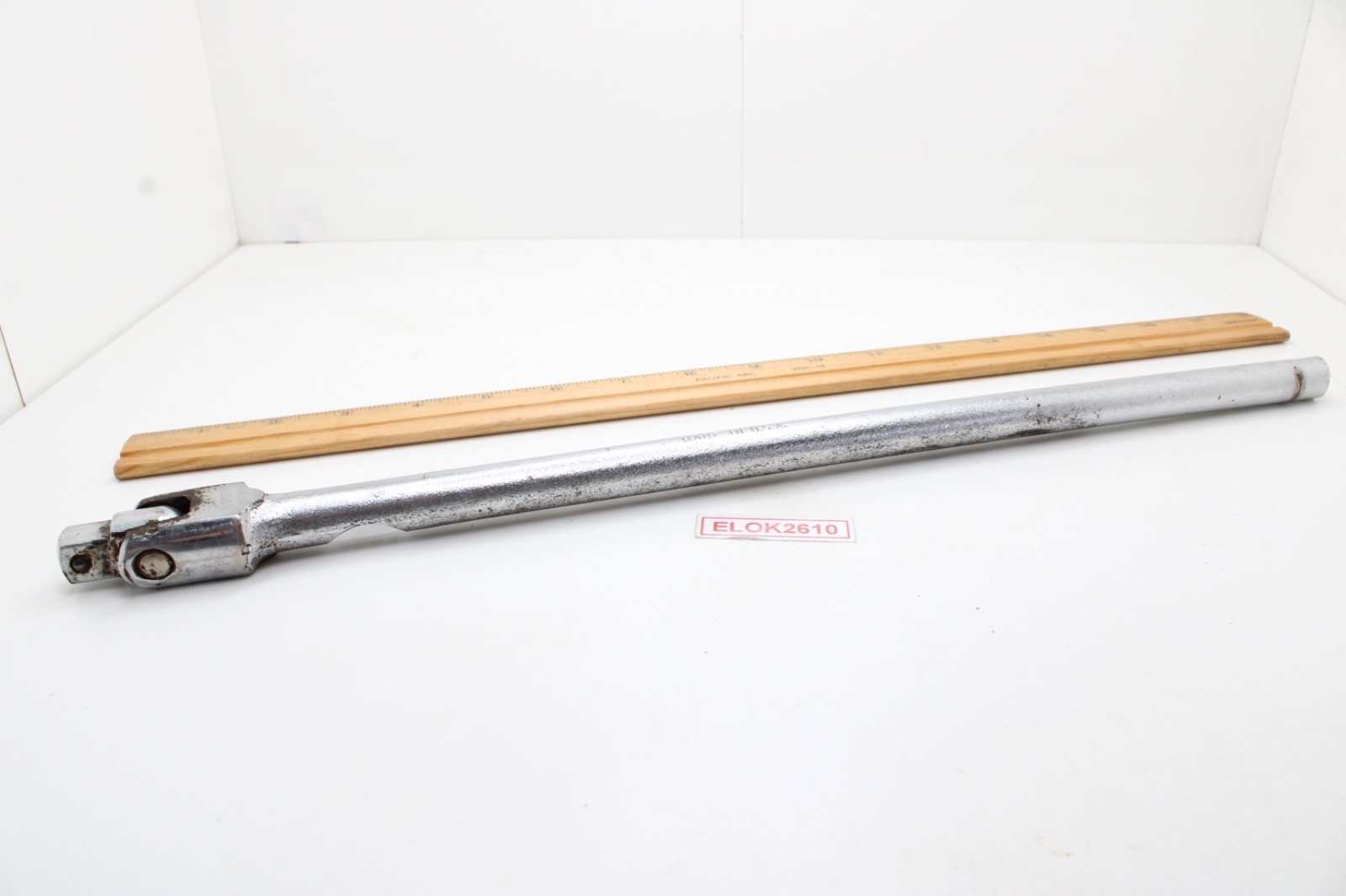 S-K Wayne 41653 17″ 1/2″ Drive Flex Head Knurled Handle Breaker Bar USA