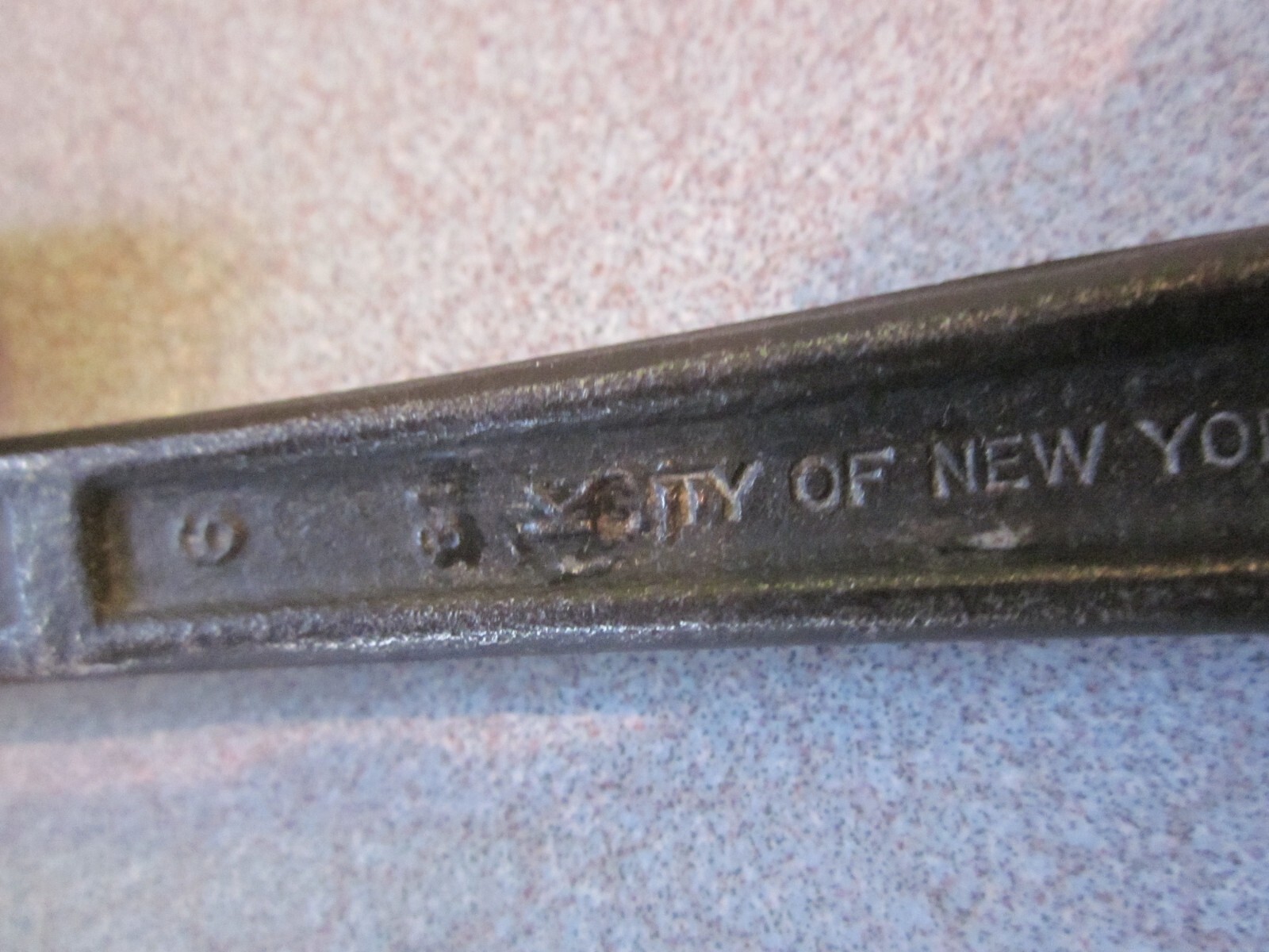 VINTAGE WALCO WRENCH CITY OF NEW YORK TOOL TRANSIT SUBWAY POLICE FIRE DEPARTMENT