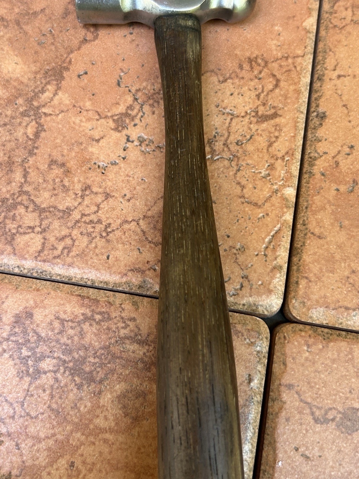 VINTAGE PLUMB BALL PEEN HAMMER WITH ANCHOR LOGO, FAST FREE SHIPPING
