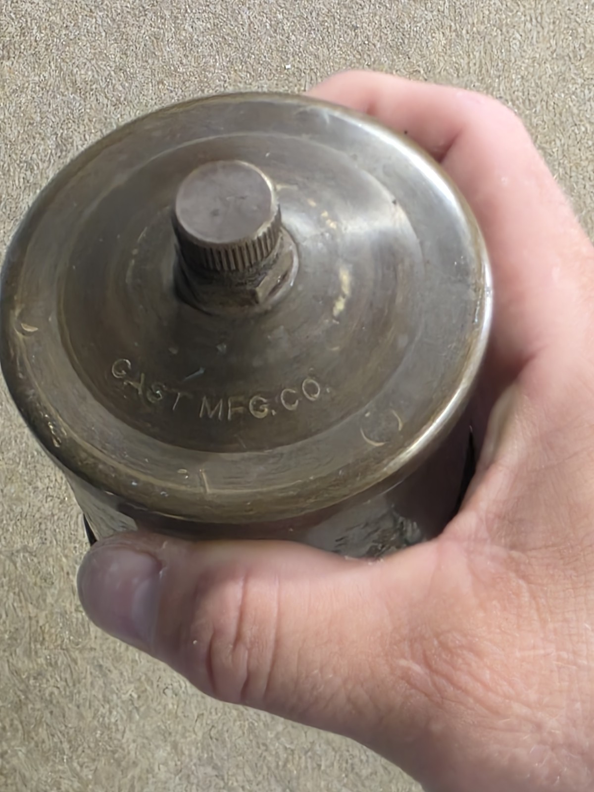 Vintage Gast MFG Co. Pneumatic Oiler Lubricator – Industrial Air Line Equipment