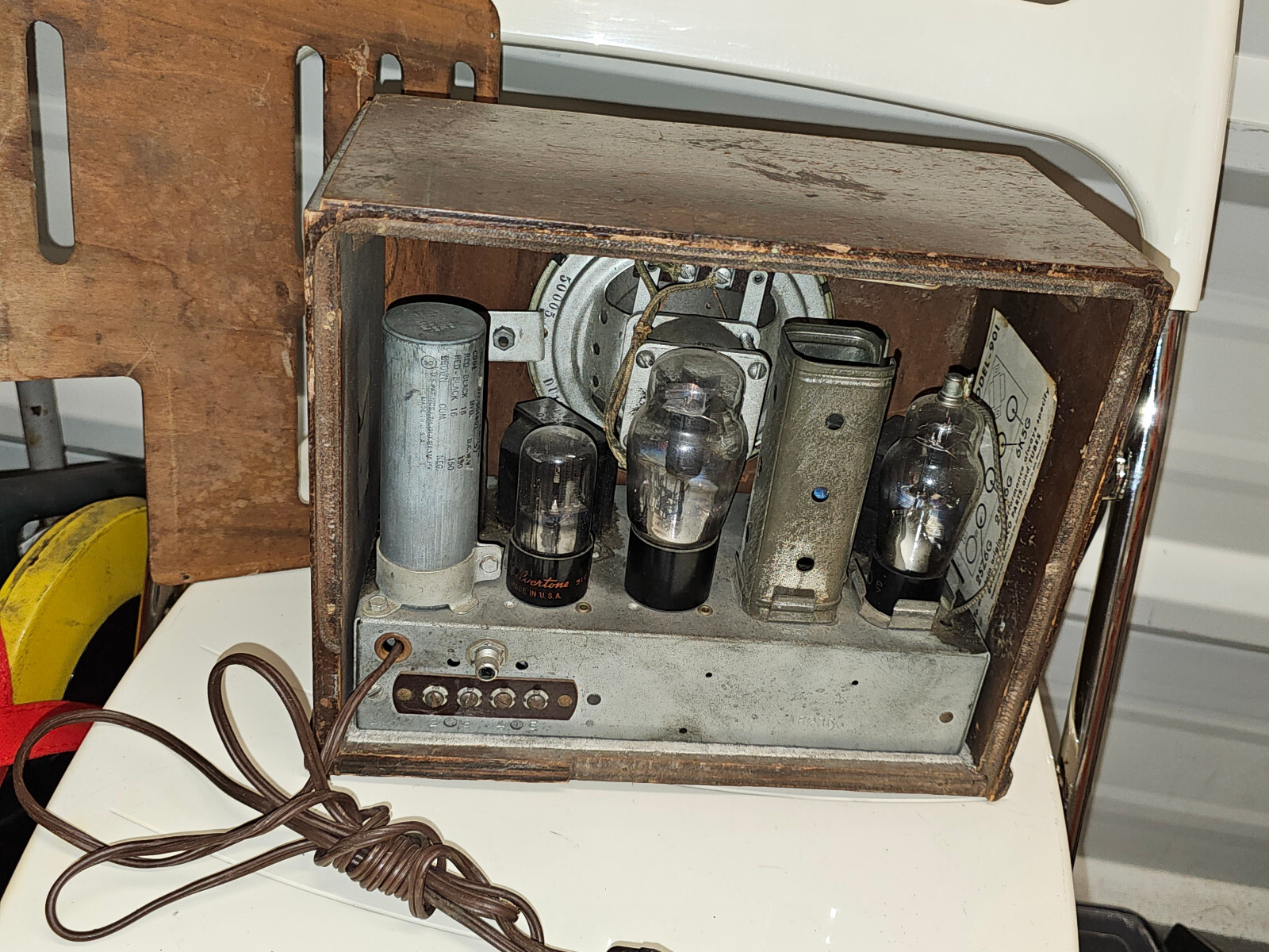 PHILCO PHONE 901 / WESTERN ELECTRIC TELETALK TUBE AMPLIFIER (WORKS)