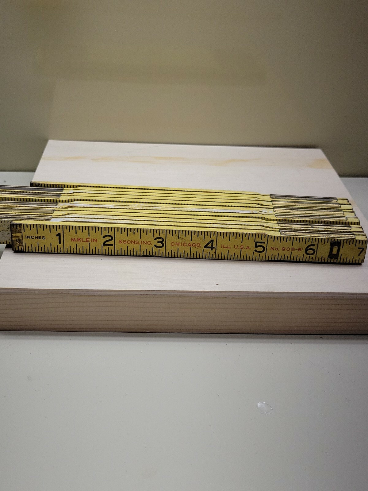M. Klein & Sons Inc. No. 905-6′ Wooden Rule USA