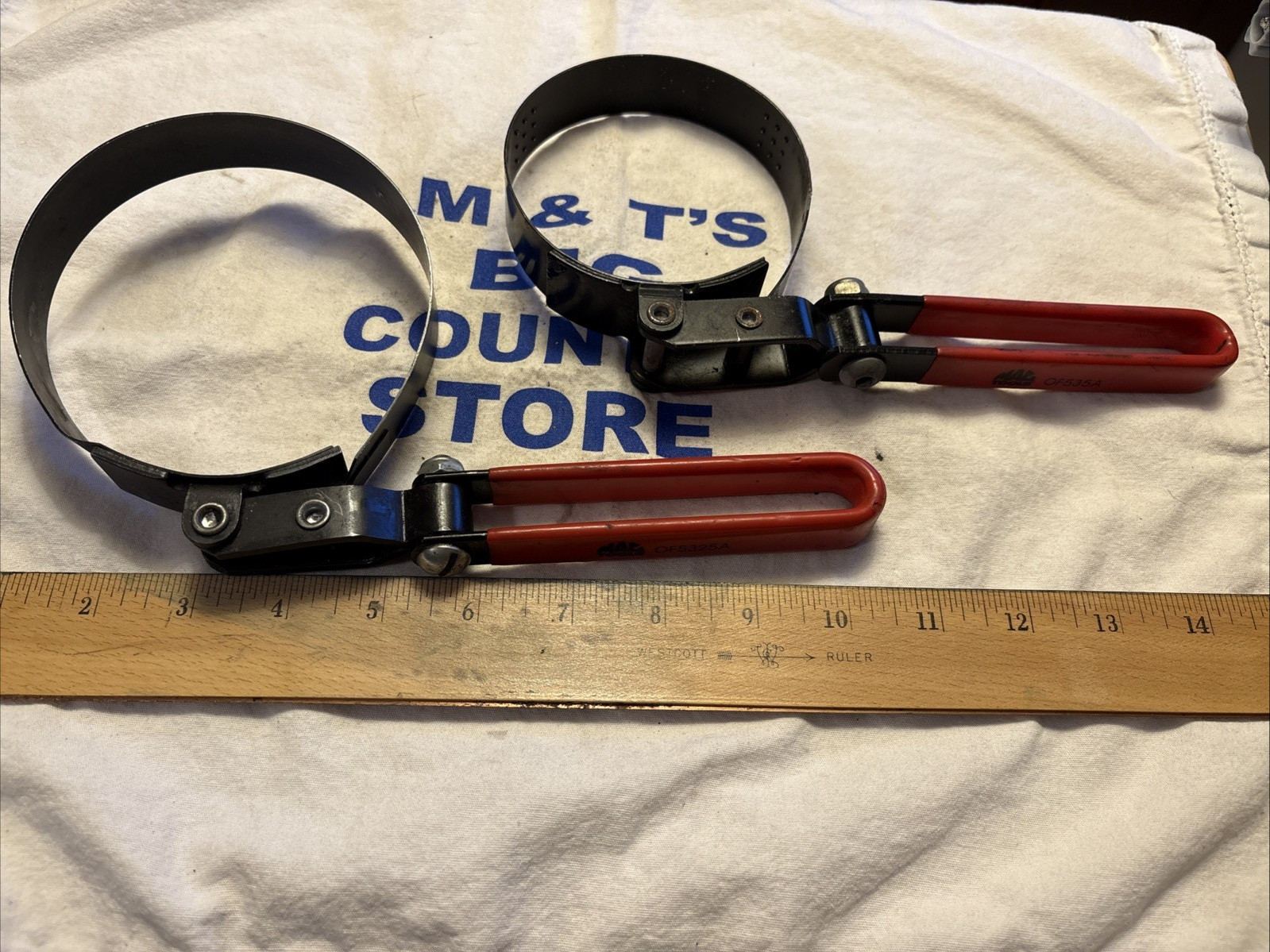 Mac Tools USA 2pc Oil Filter Wrench Set OF5325A, OF535A
