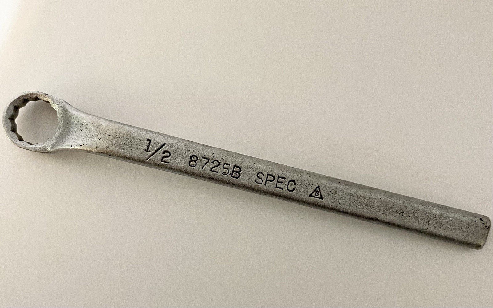 Vintage Billings And Spencers 1/2” 8725B Spec Single End Wrench USA