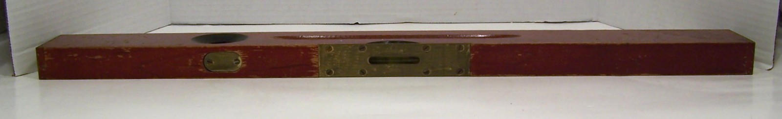STANLEY No. 3 Level 26″ Genuine Cherry Wood Brass Ends Handi-Hold Adjustable