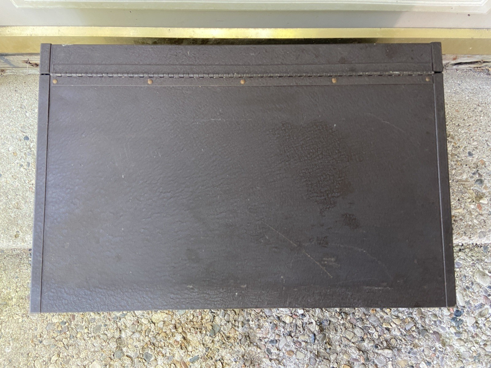 HARD TO FIND VINTAGE KENNEDY KY20 7 DRAWER MACHINIST CHEST BOX W/LEATHER HANDLE