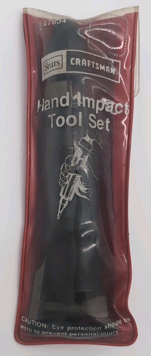 Sears Craftsman 9_47641 Hand Impact Tool Set 1/2″ Drive 12 Bits USA 🇺🇸