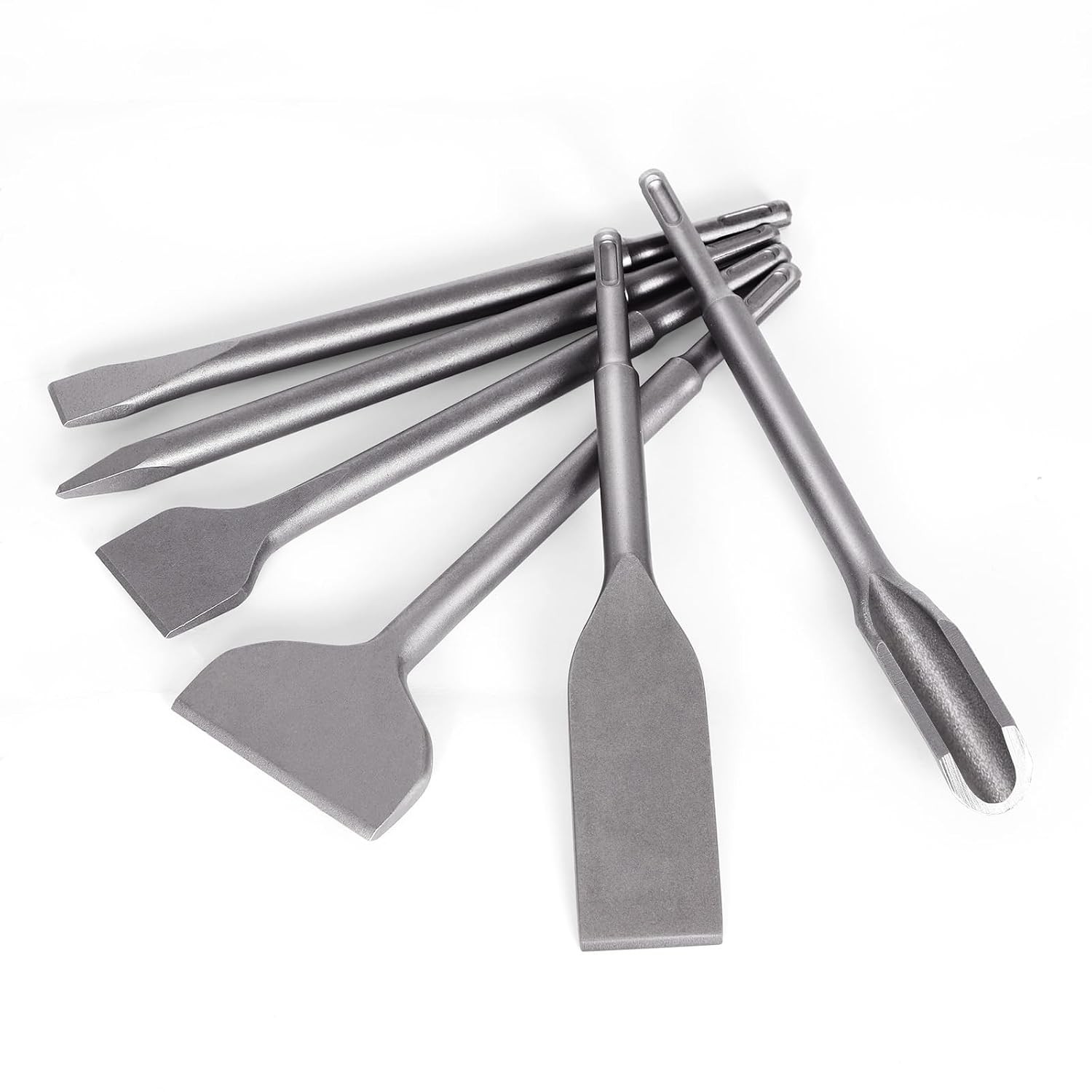 Heavy Duty 3×6.5 In SDS-Plus Angled Tile Scraping Chisel Bit for Demolition