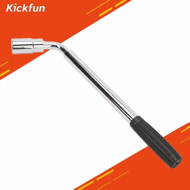 Universal Lug Wrench (17mm, 19mm, 21mm & 23mm) Wheel Brace for Car Wheel Nut