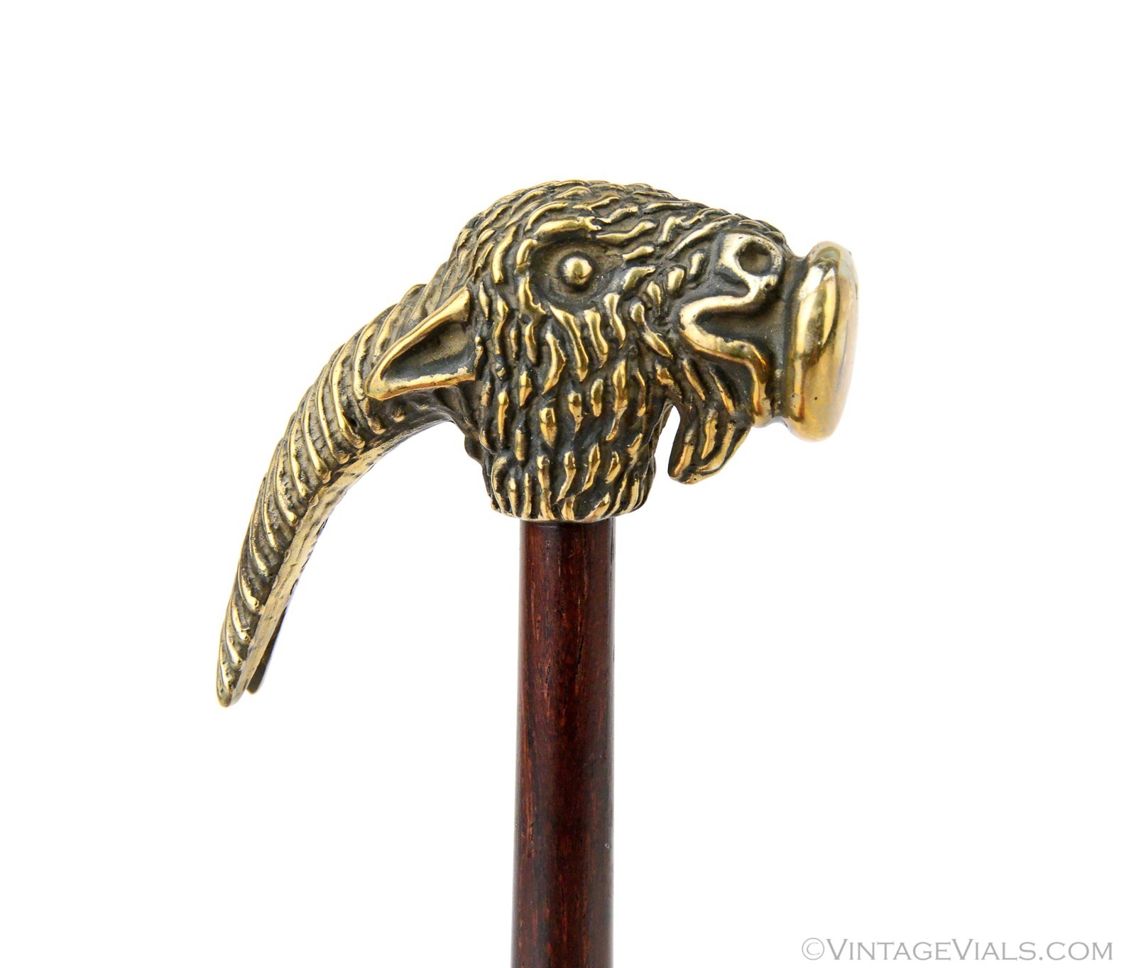 Awesome JOHN HEINZ Brass & Rosewood Goat Head Hammer