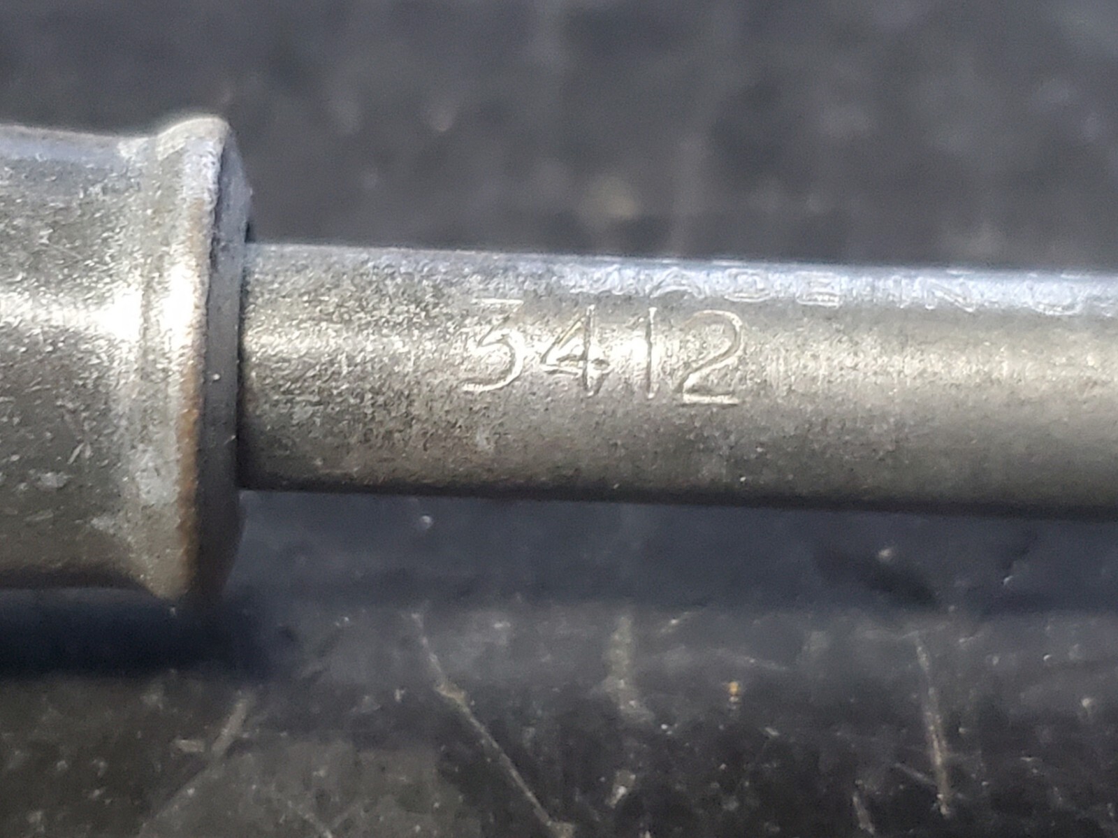 1 pc spintite #3412 wooden handle 3/8″ Walden USA vintage