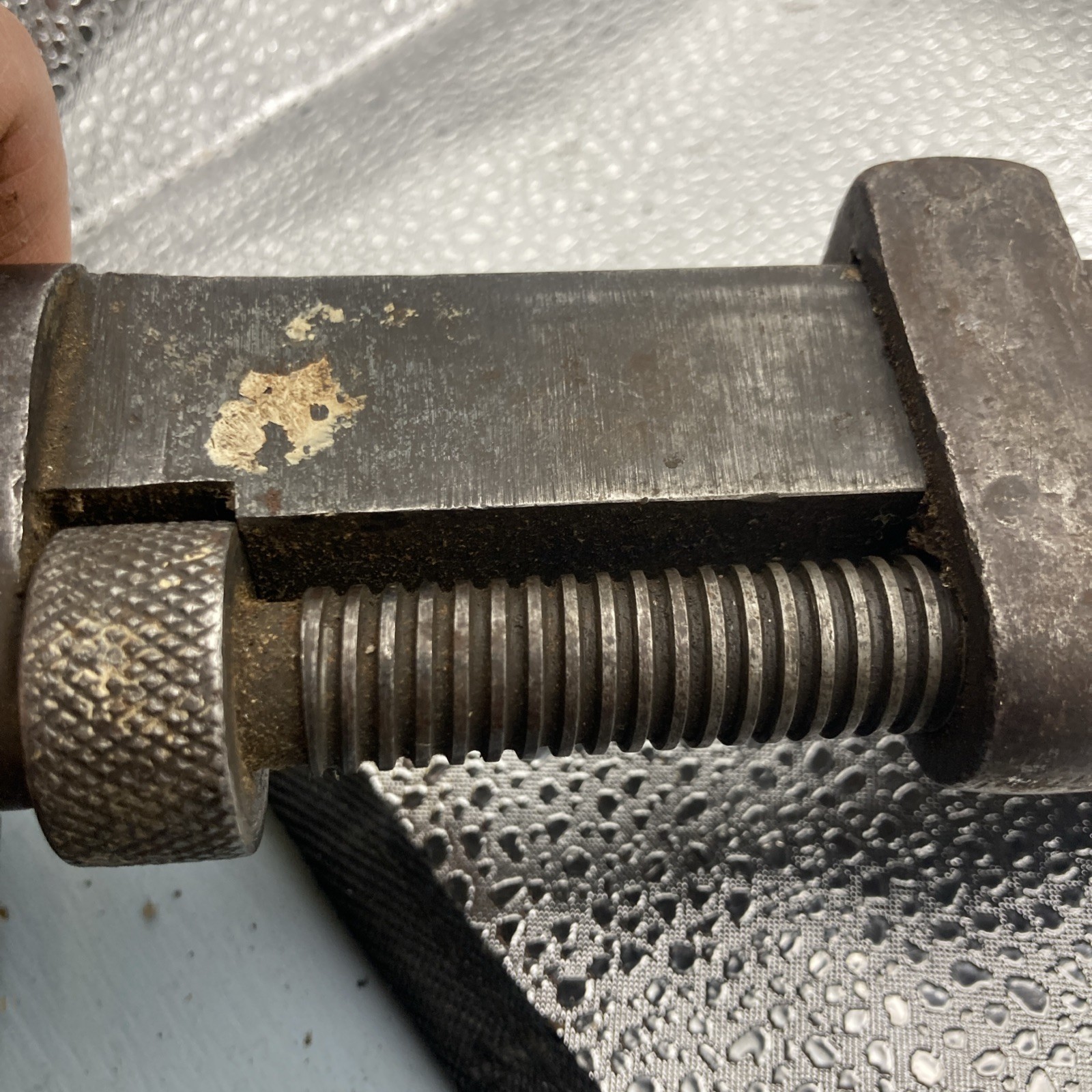 ANTIQUE~ P. S. & W. CO. SOLID BAR ADJUSTABLE WRENCH ~JAN, 14 1896~ -I