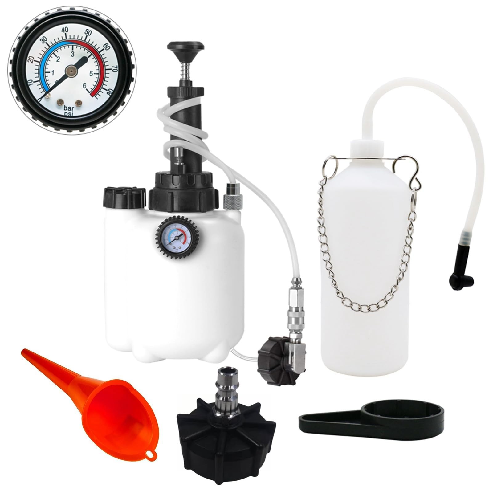 3L Brake Bleeder Kit Brake Bleeder Pump Kit Brake Fluid Bleeder Kit One Man Prof