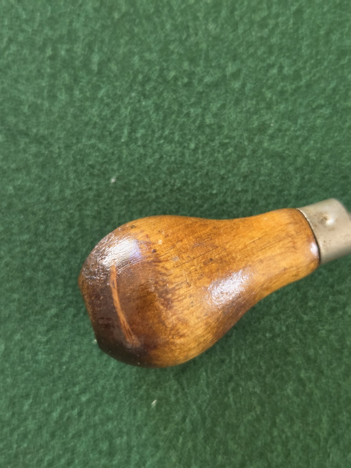 VINTAGE WOOD HANDLE SCRATCH AWL 3-1/2″ LONG 5-1/2″ LOA “UNBRANDED”